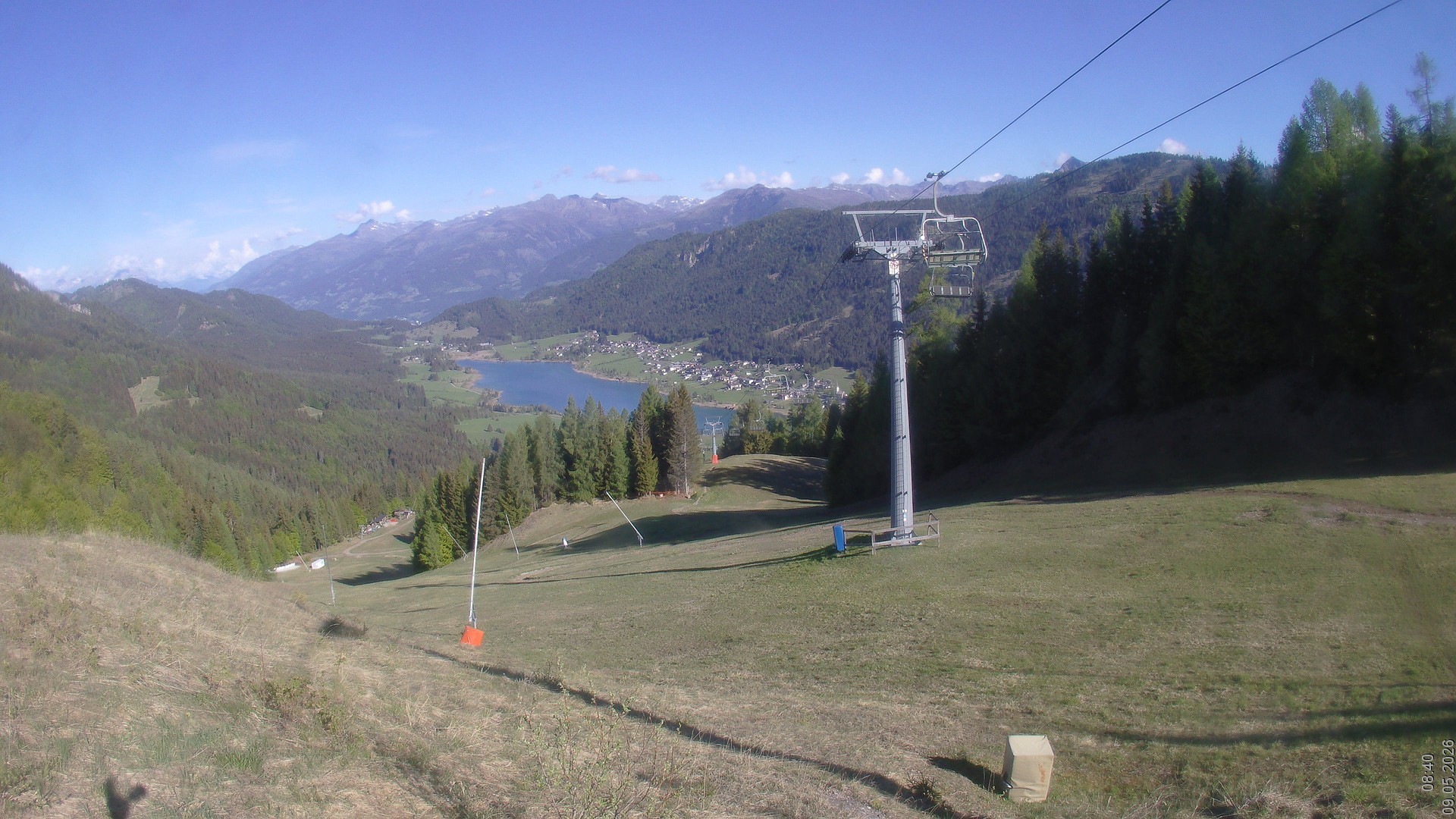 Archiv Foto Webcam Bergbahnen Weissensee - Bergstation