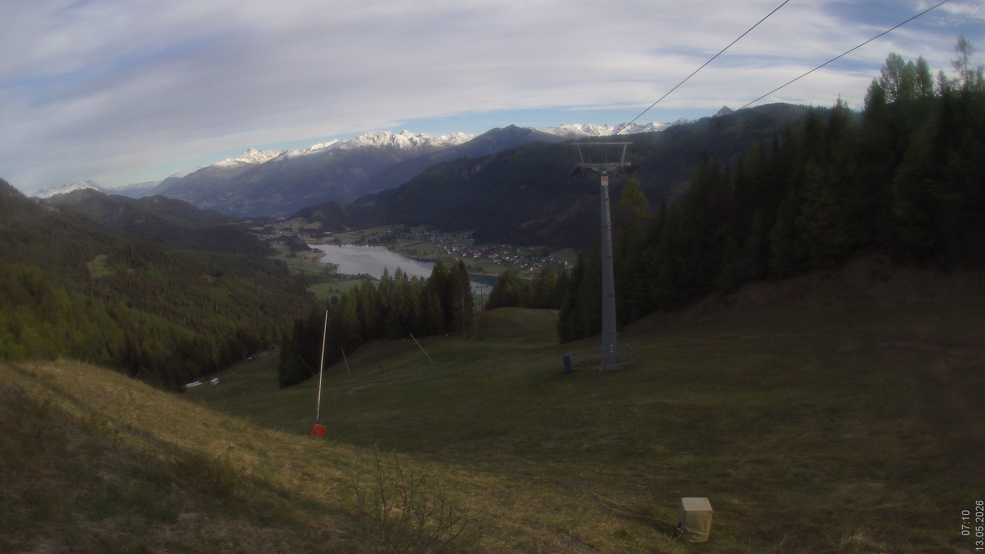 Archiv Foto Webcam Bergbahnen Weissensee - Bergstation
