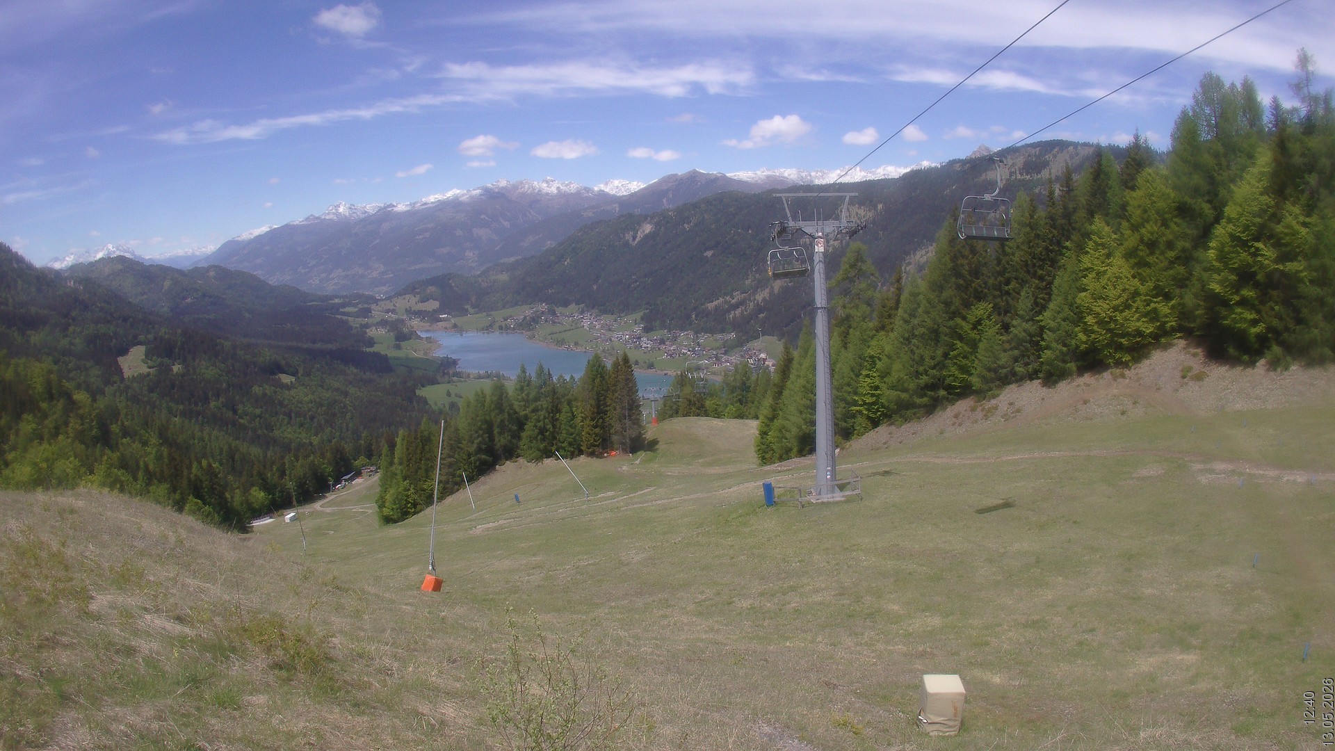 Archiv Foto Webcam Bergbahnen Weissensee - Bergstation