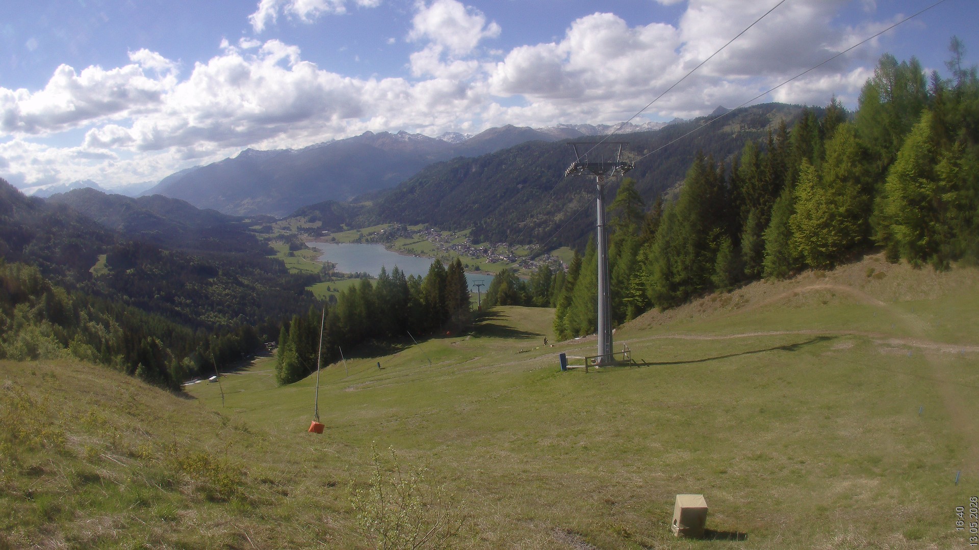 Archiv Foto Webcam Bergbahnen Weissensee - Bergstation