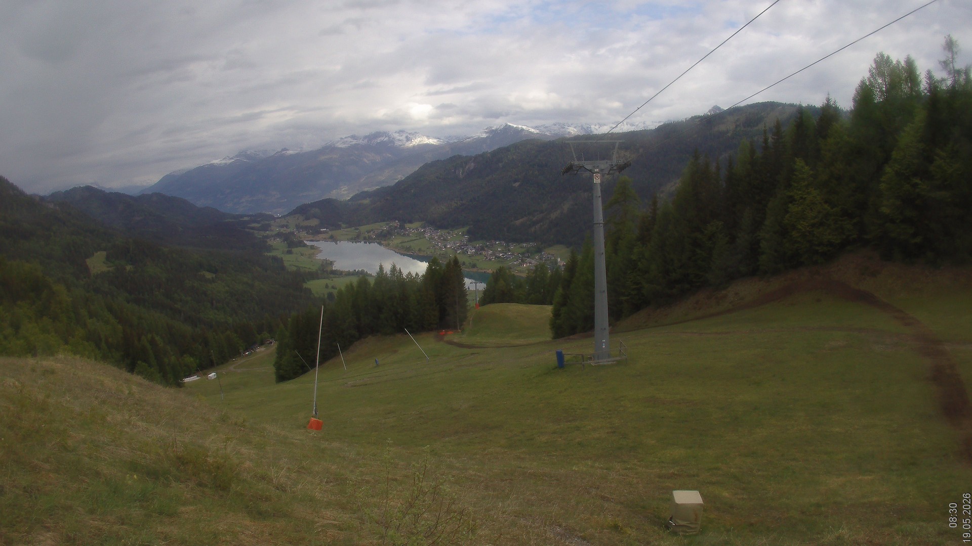 Archiv Foto Webcam Bergbahnen Weissensee - Bergstation
