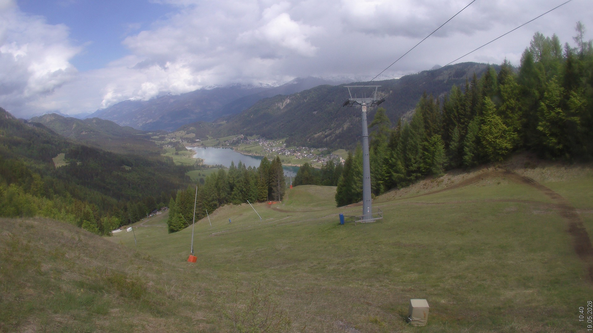 Archiv Foto Webcam Bergbahnen Weissensee - Bergstation