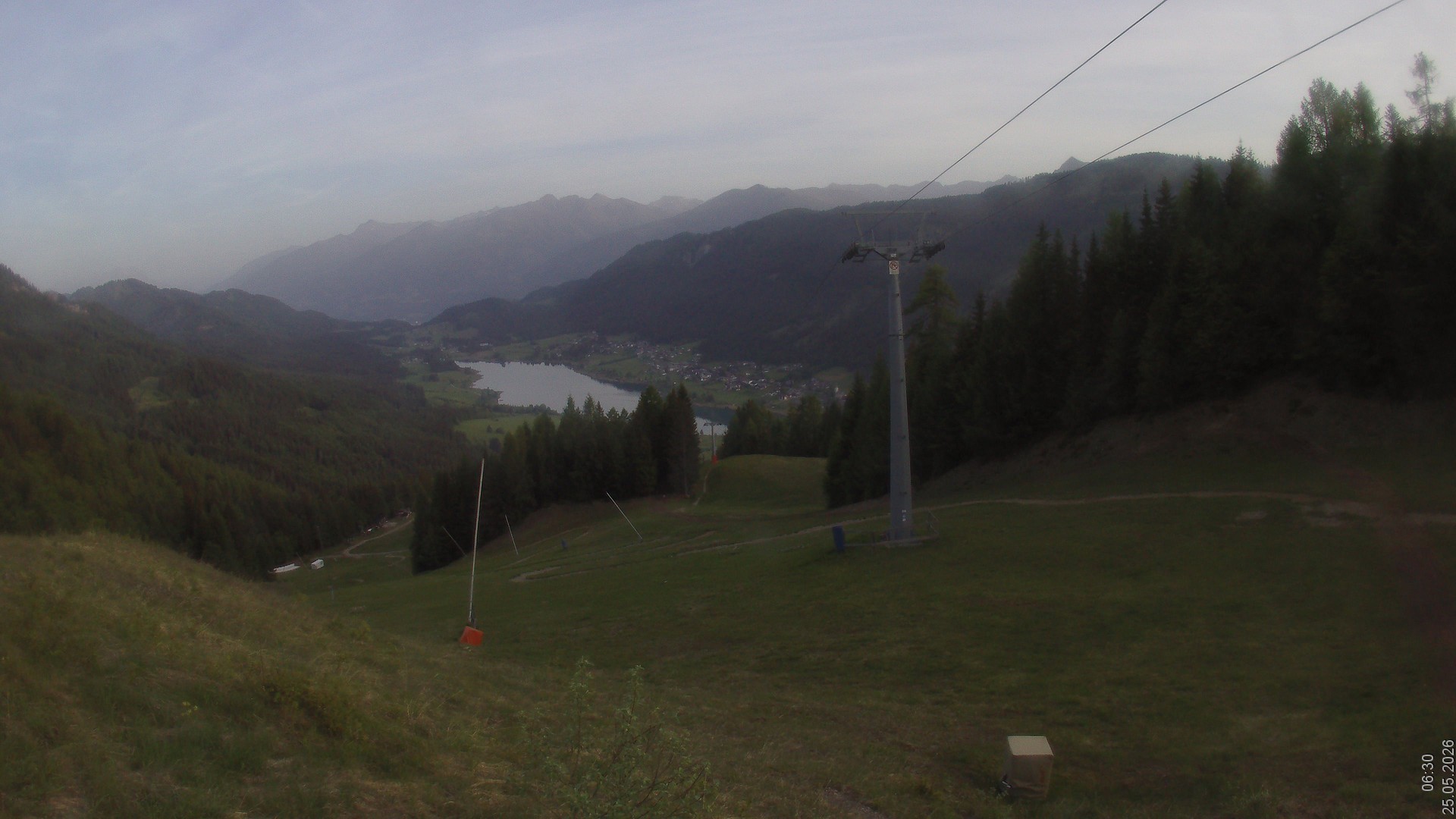 Archived image Webcam Naturpark Weissensee - Carinthia