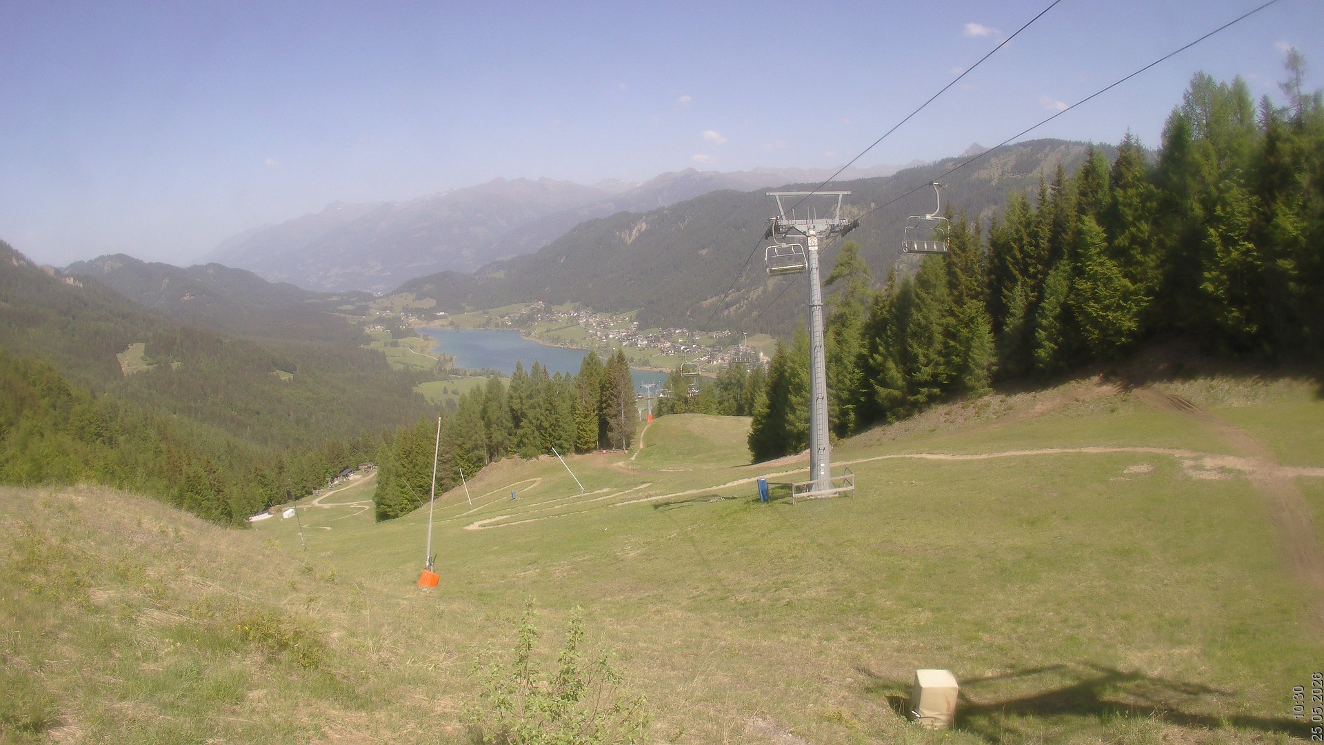Archived image Webcam Naturpark Weissensee - Carinthia