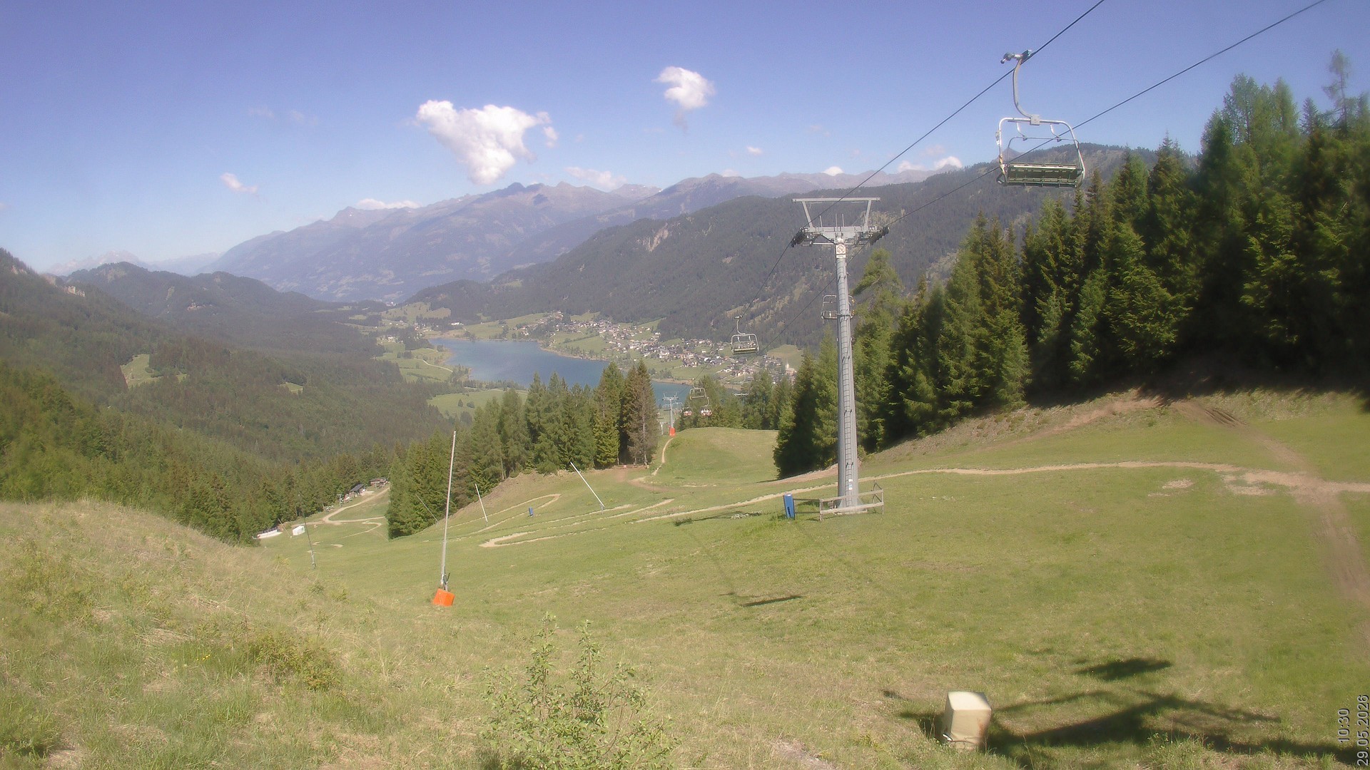 Archiv Foto Webcam Bergbahnen Weissensee - Bergstation