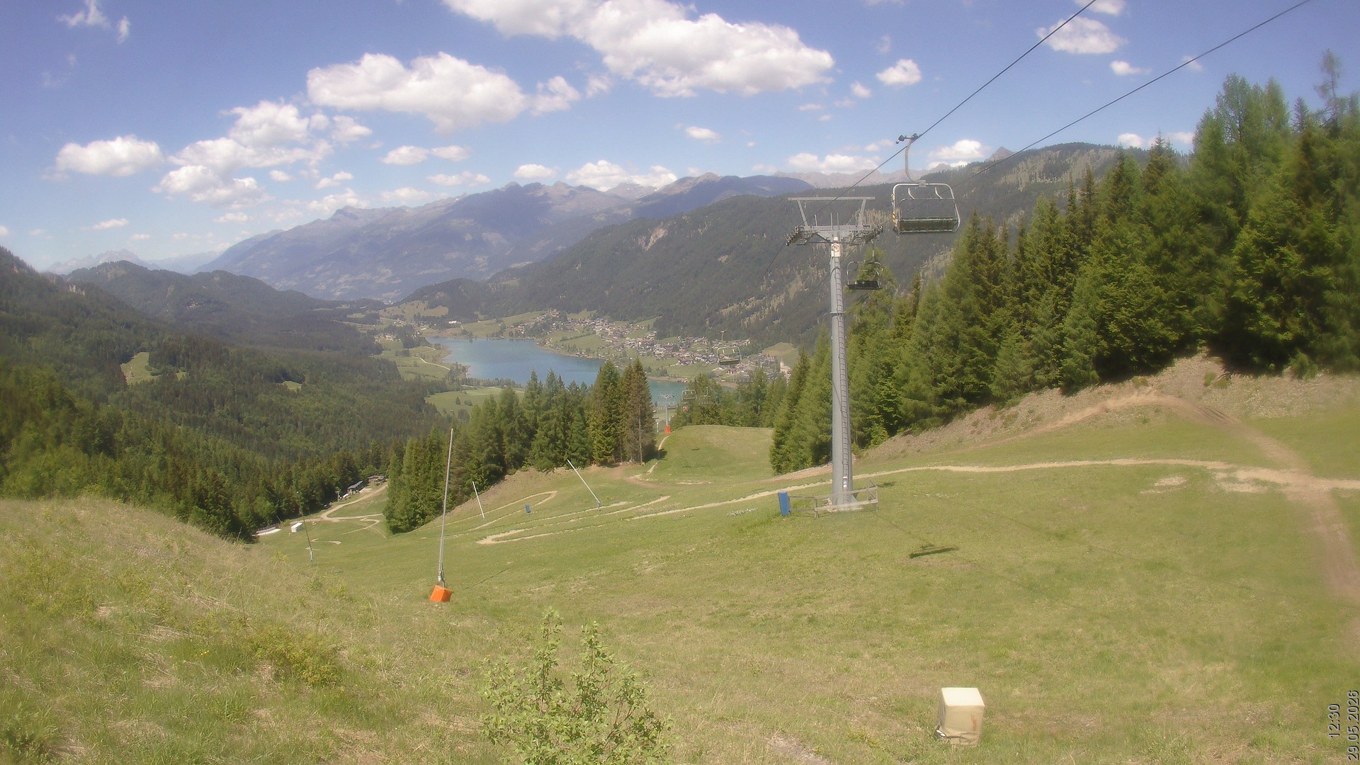 Archiv Foto Webcam Bergbahnen Weissensee - Bergstation