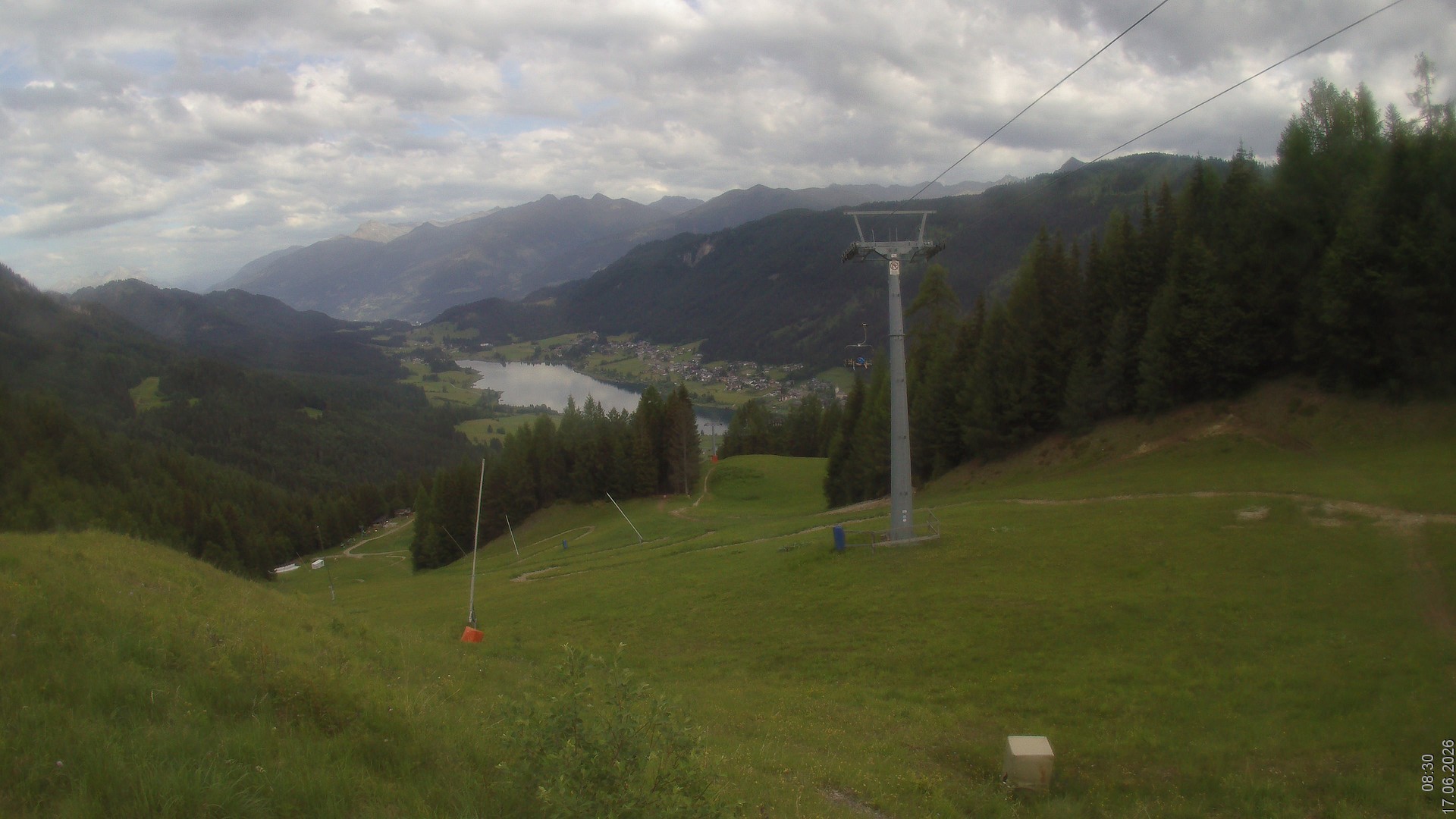 Archived image Webcam Naturpark Weissensee - Carinthia
