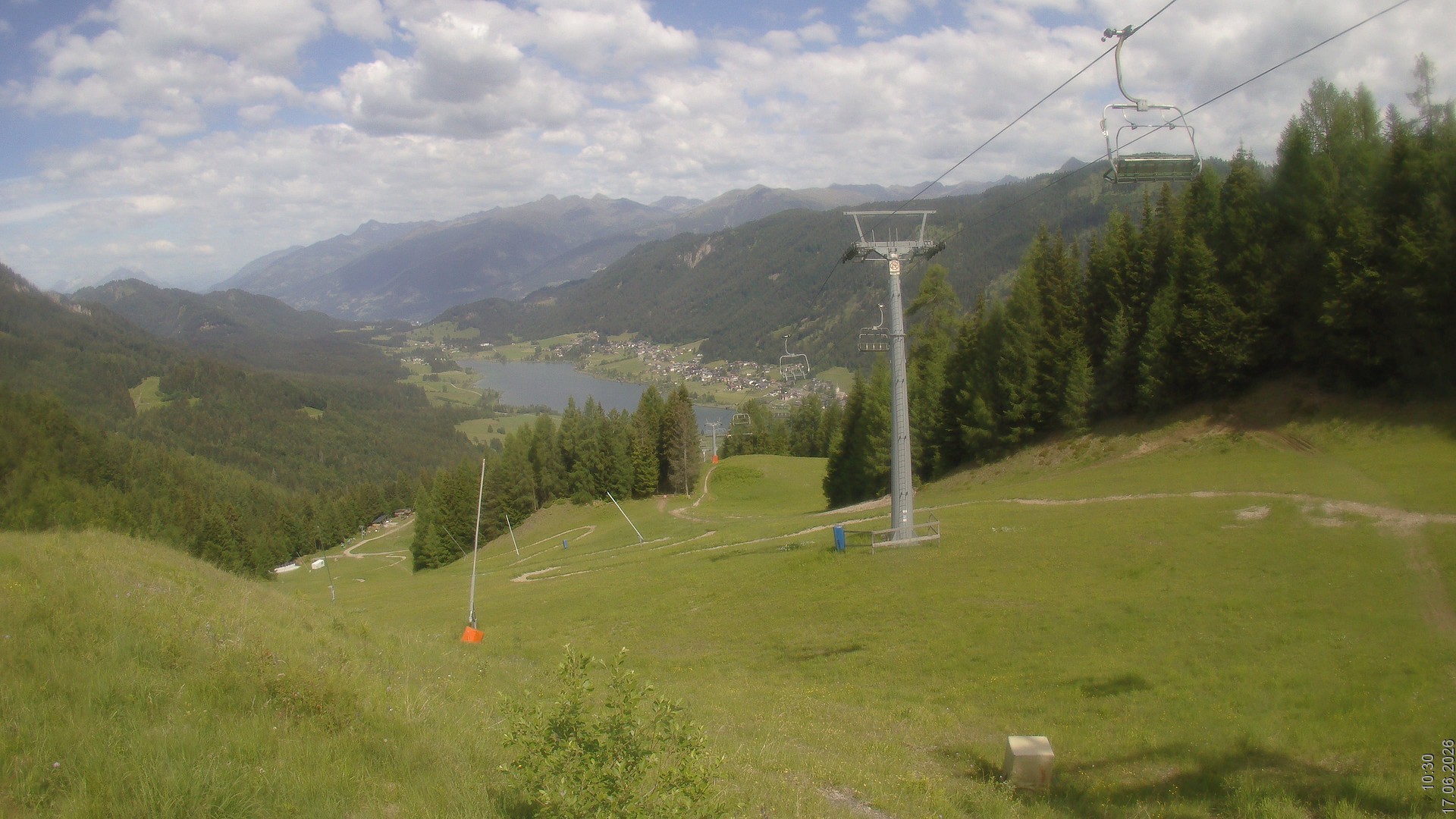 Archived image Webcam Naturpark Weissensee - Carinthia