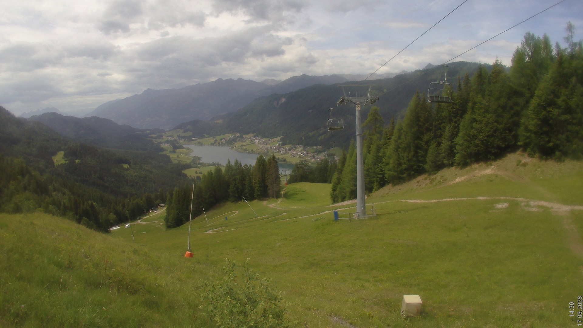 Archived image Webcam Naturpark Weissensee - Carinthia
