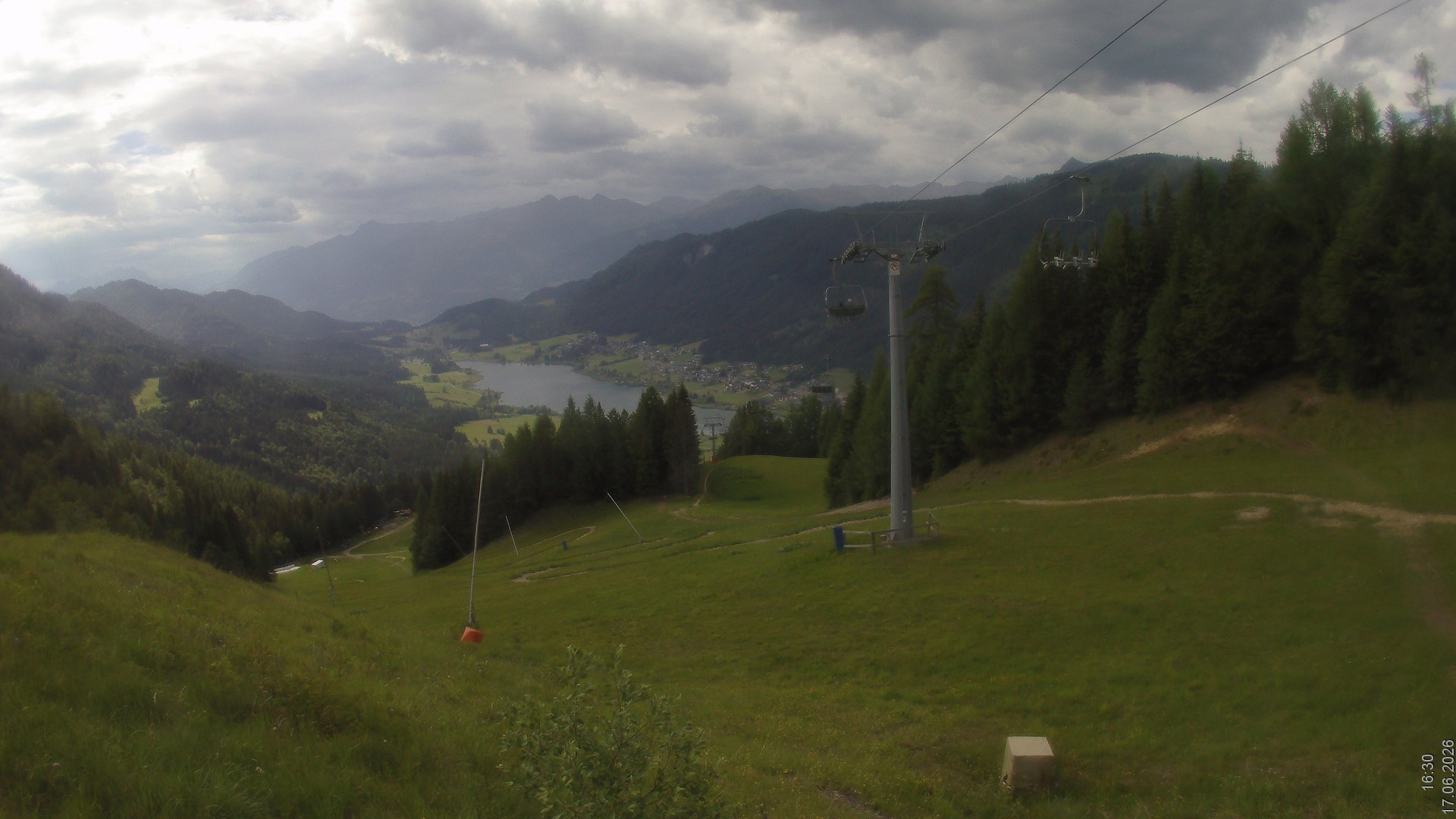 Archived image Webcam Naturpark Weissensee - Carinthia