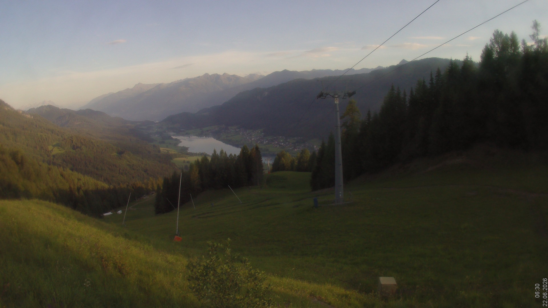 Archived image Webcam Naturpark Weissensee - Carinthia