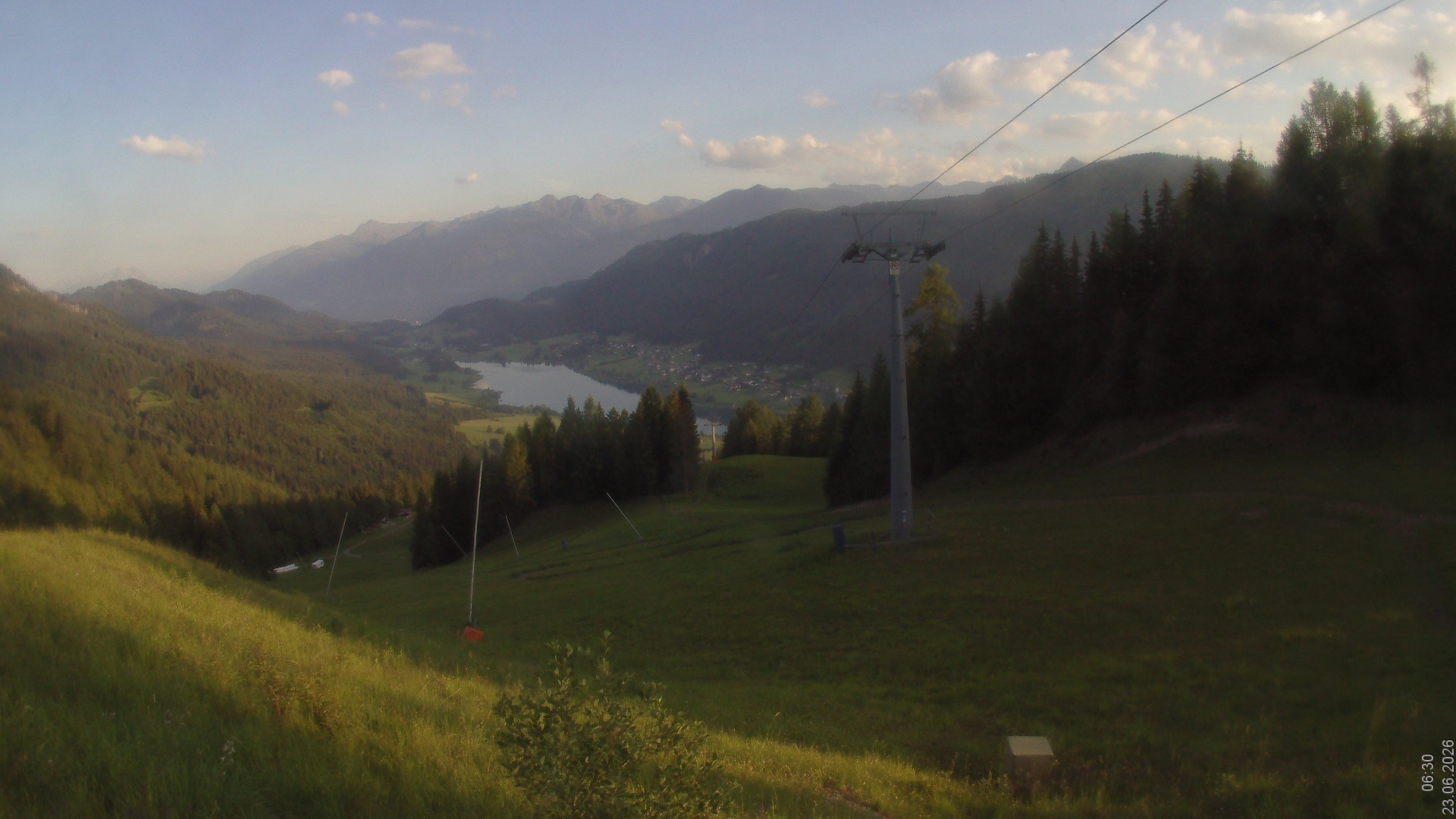 Archived image Webcam Naturpark Weissensee - Carinthia