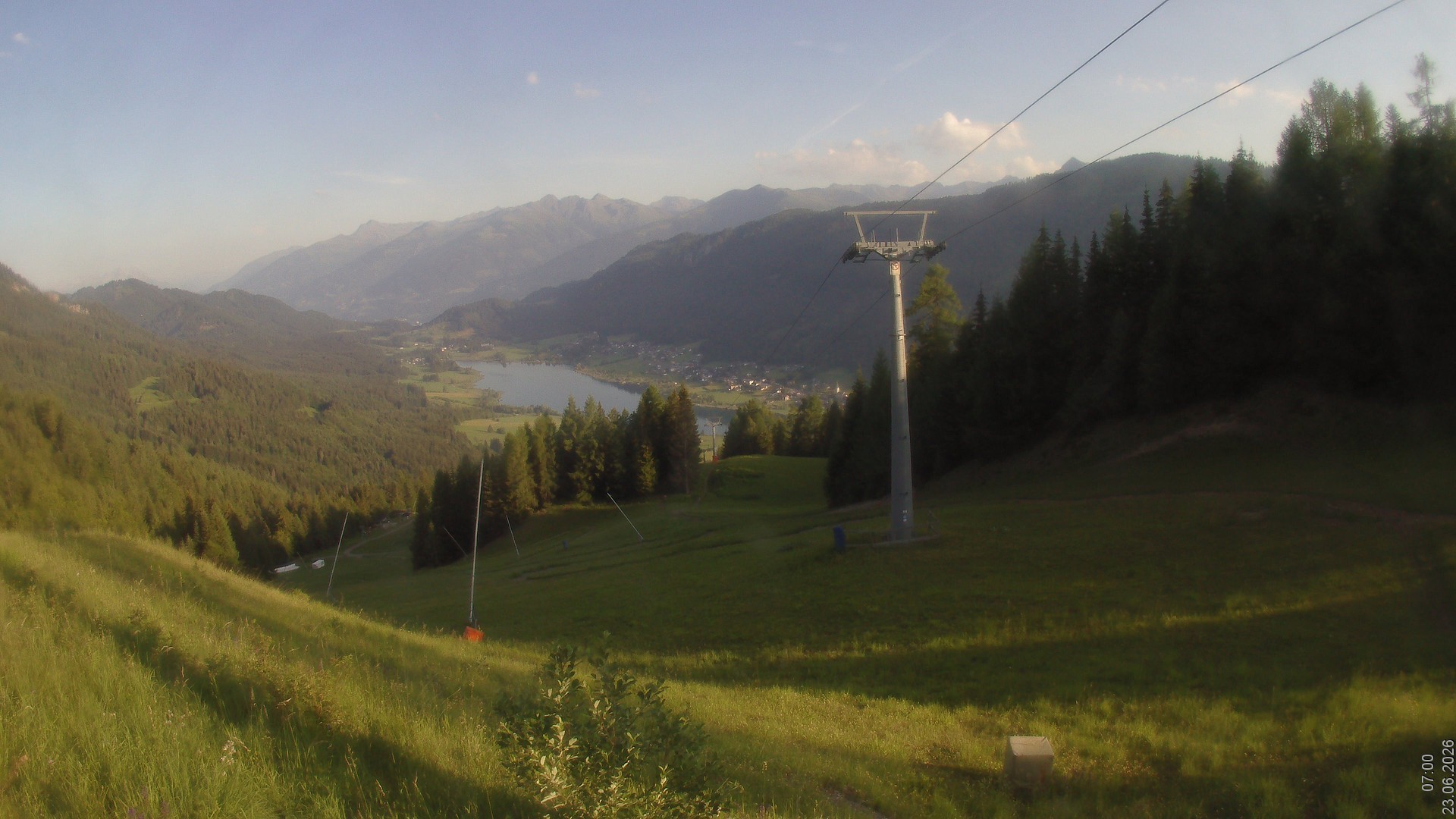 Archived image Webcam Naturpark Weissensee - Carinthia