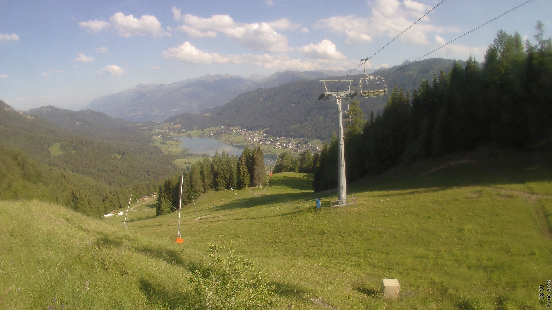 Archived image Webcam Naturpark Weissensee - Carinthia