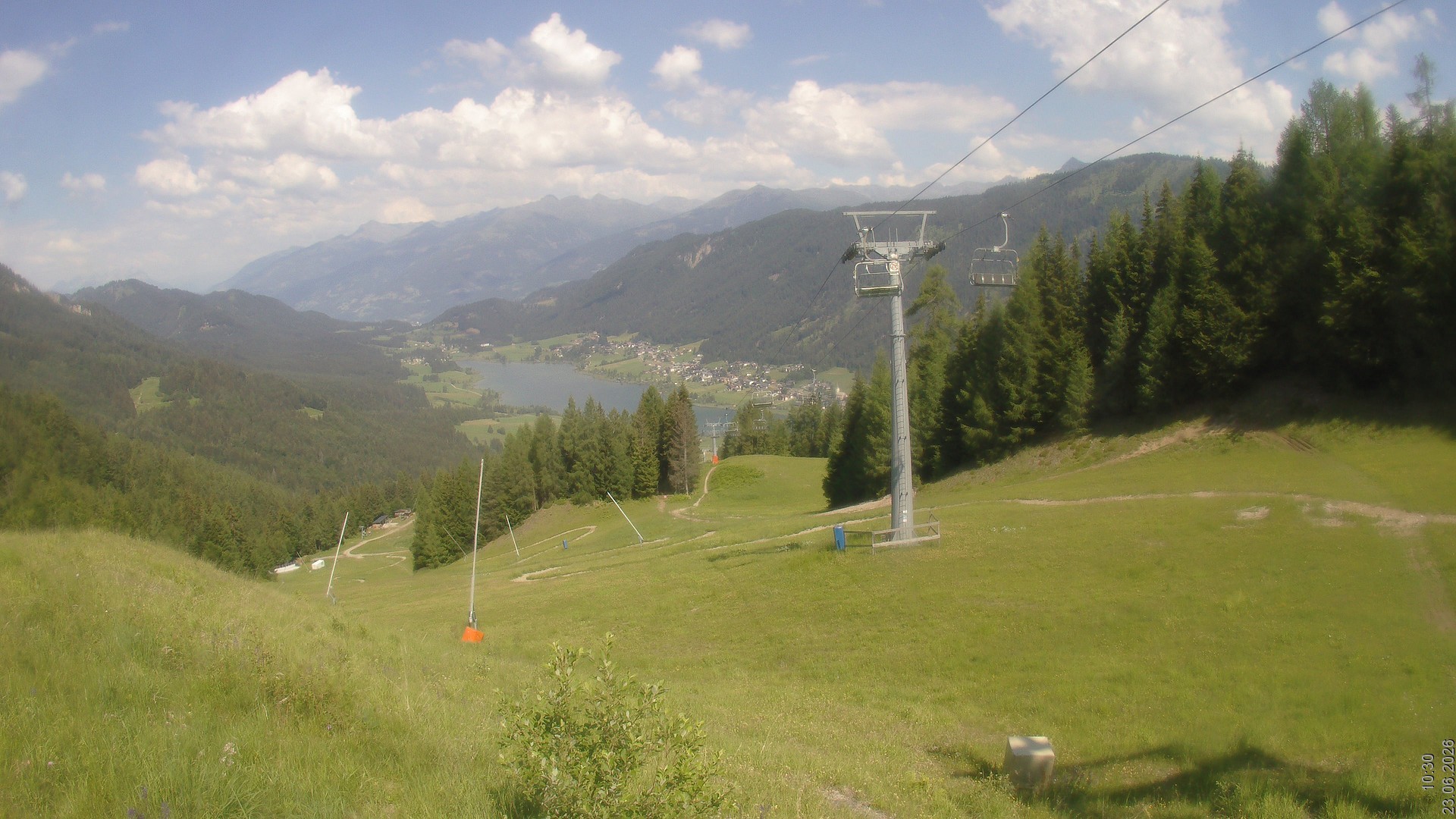 Archived image Webcam Naturpark Weissensee - Carinthia