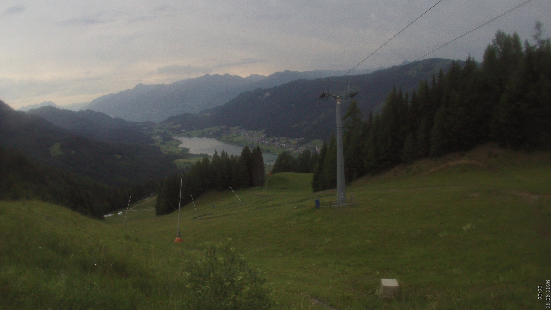 Archiv Foto Webcam Bergbahnen Weissensee - Bergstation