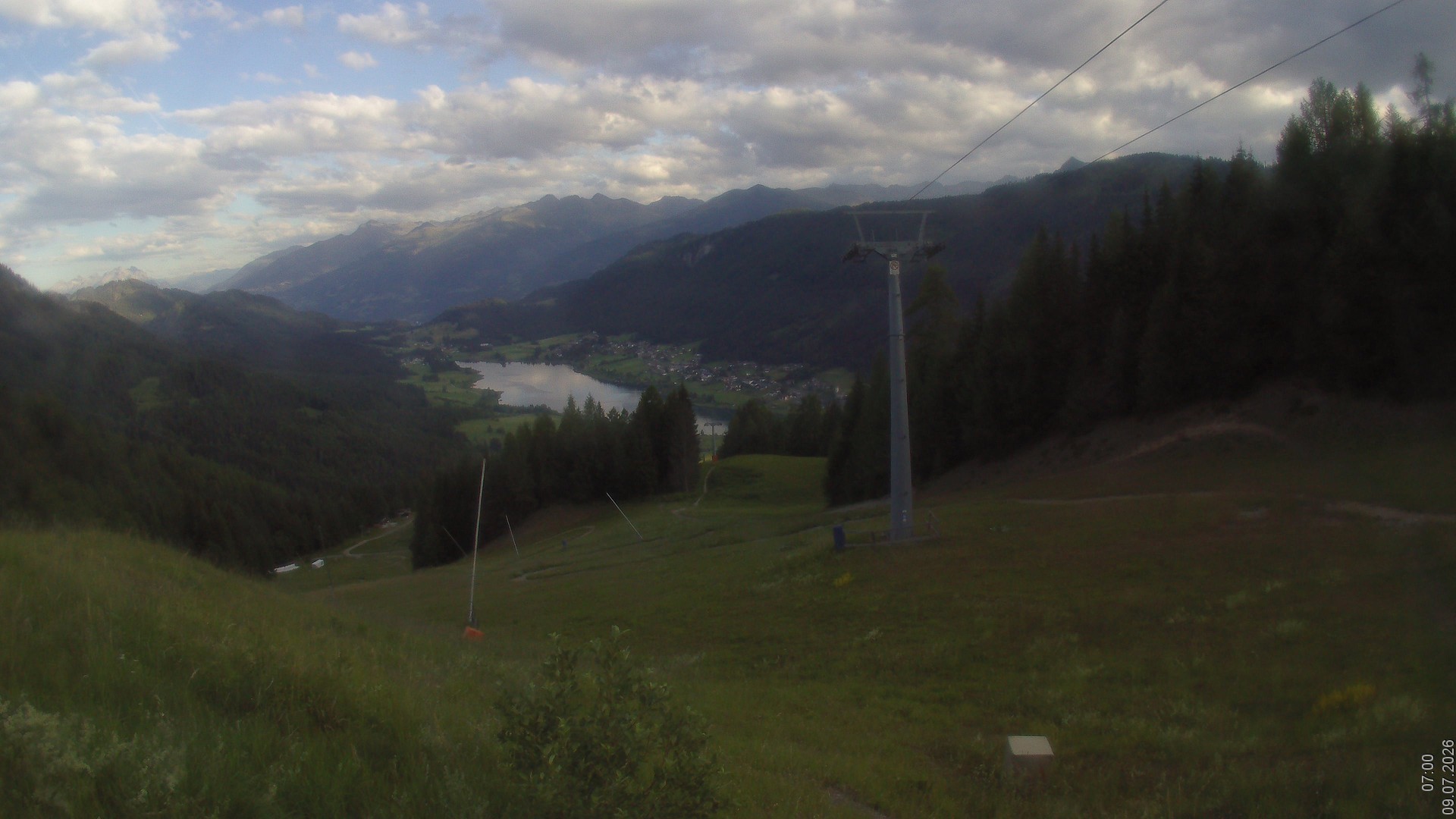 Archived image Webcam Naturpark Weissensee - Carinthia