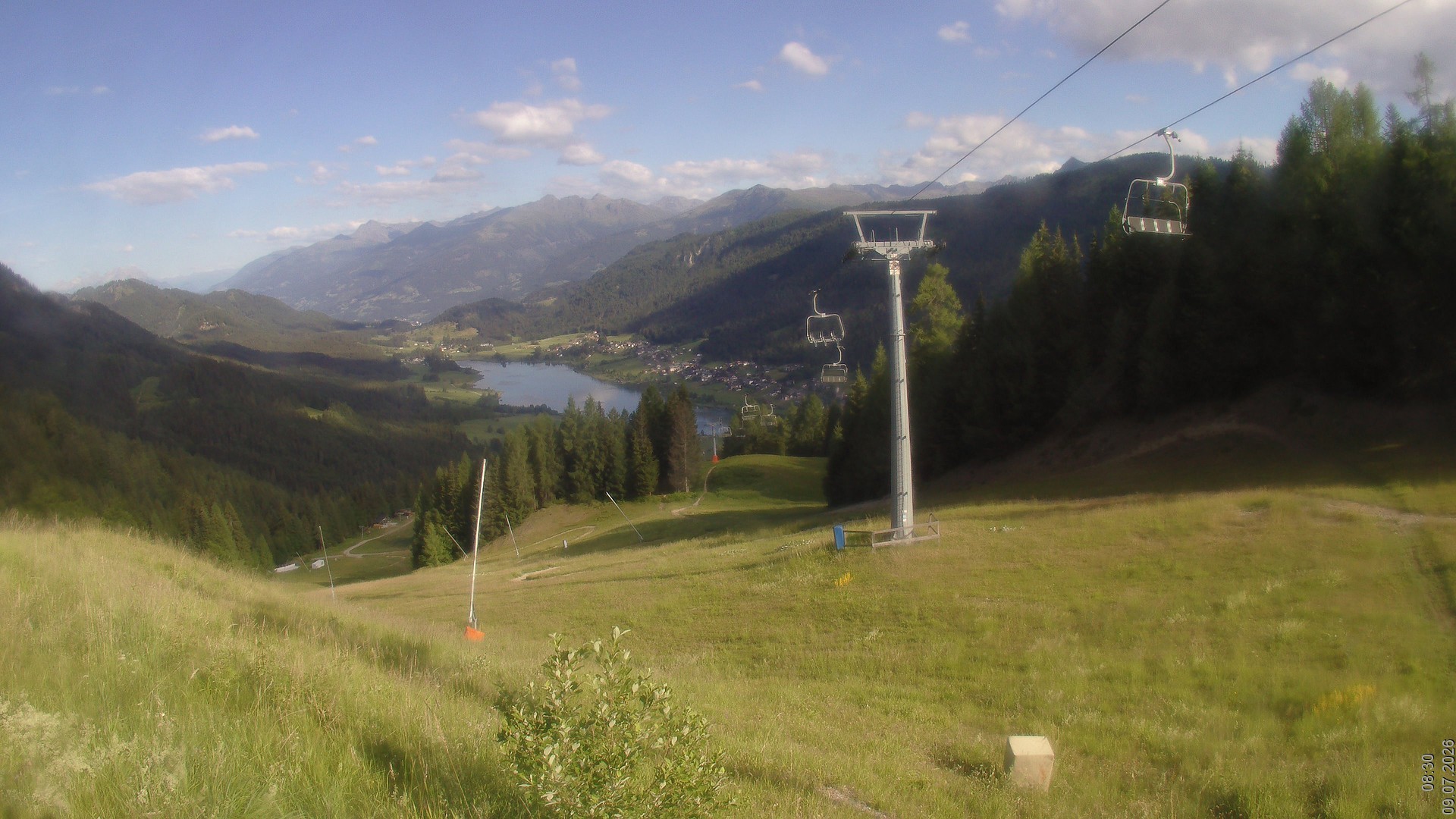 Archived image Webcam Naturpark Weissensee - Carinthia