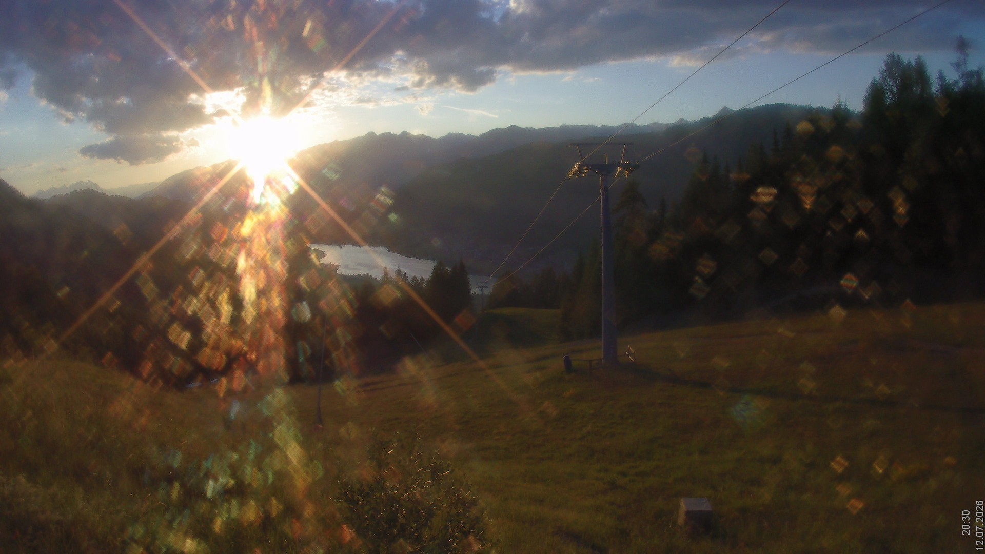 Archived image Webcam Naturpark Weissensee - Carinthia