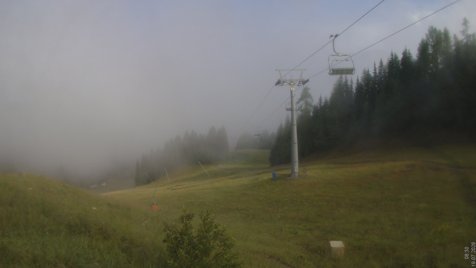 Archiv Foto Webcam Bergbahnen Weissensee - Bergstation
