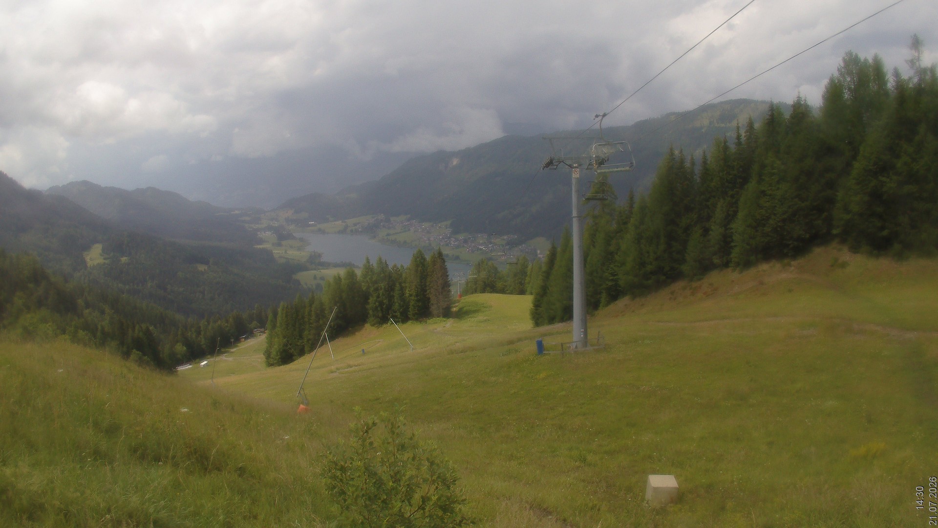 Archived image Webcam Naturpark Weissensee - Carinthia