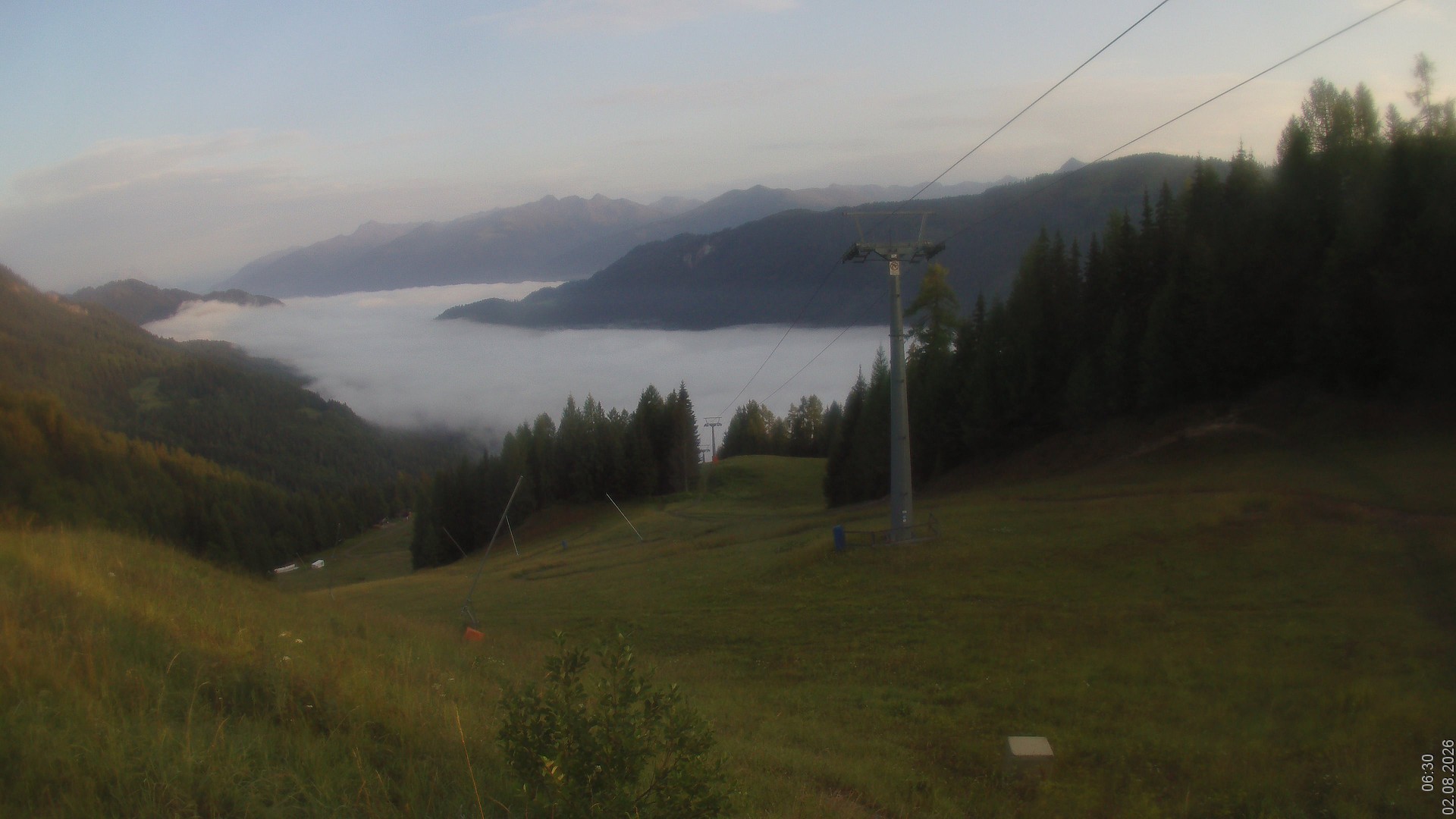 Archived image Webcam Naturpark Weissensee - Carinthia