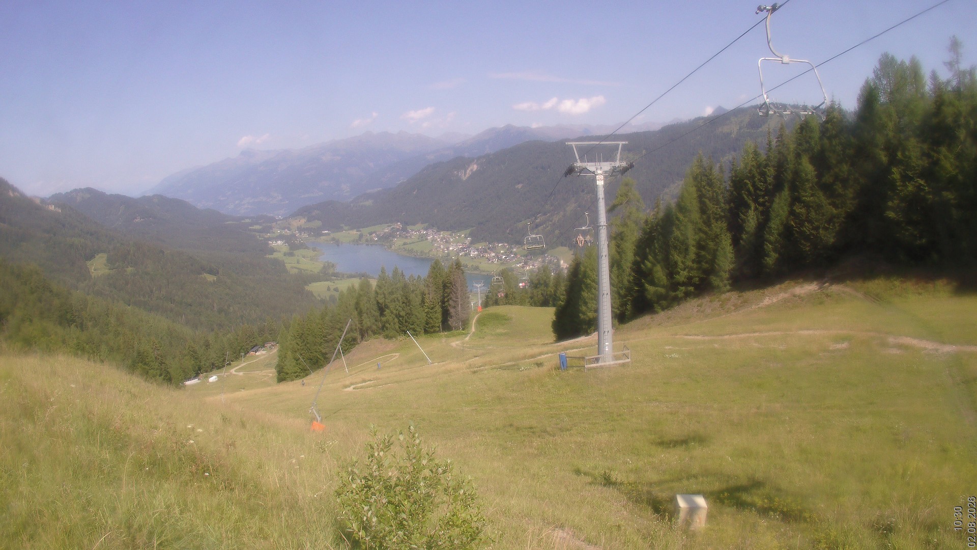 Archived image Webcam Naturpark Weissensee - Carinthia