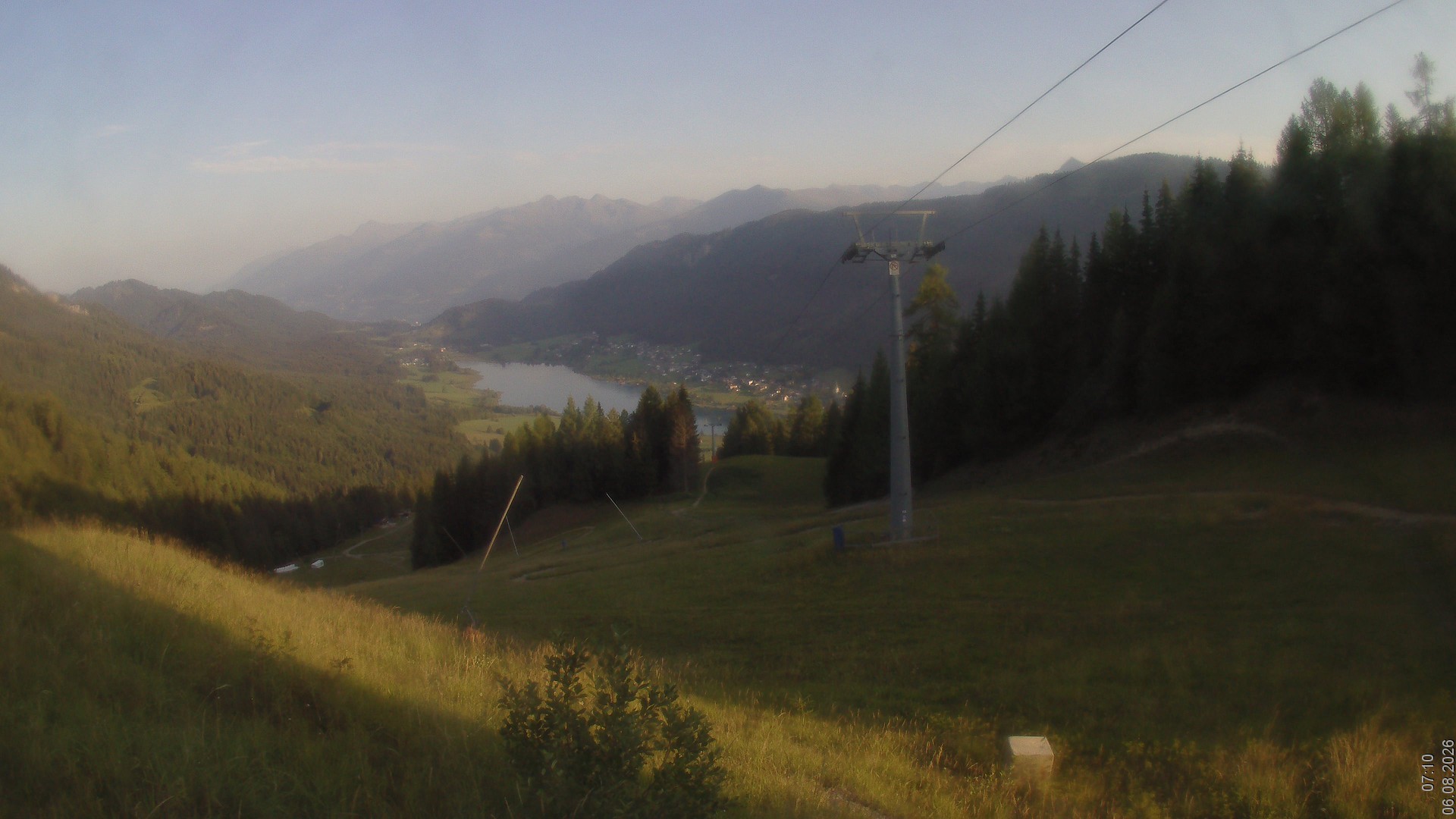 Archived image Webcam Naturpark Weissensee - Carinthia