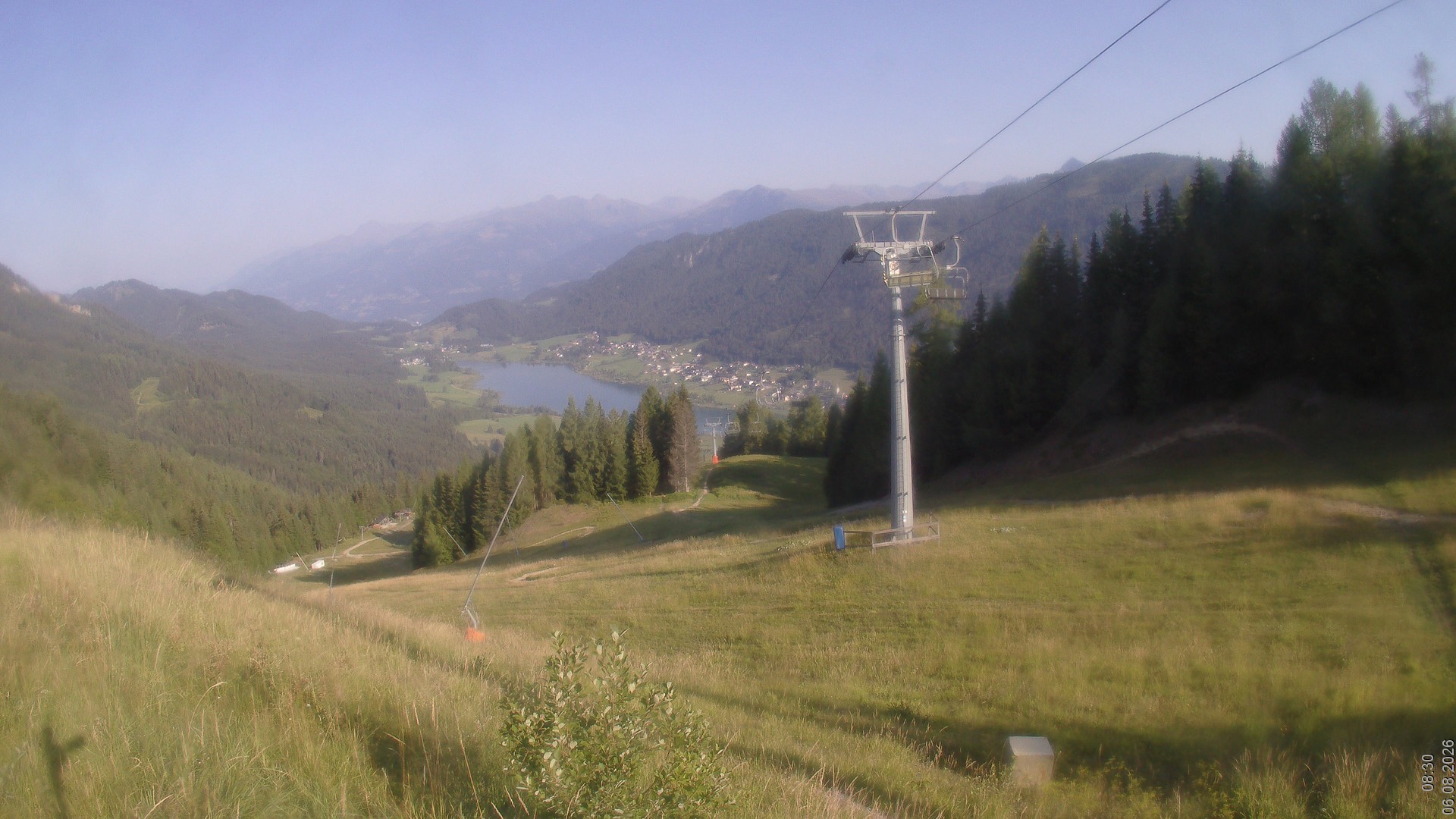 Archived image Webcam Naturpark Weissensee - Carinthia