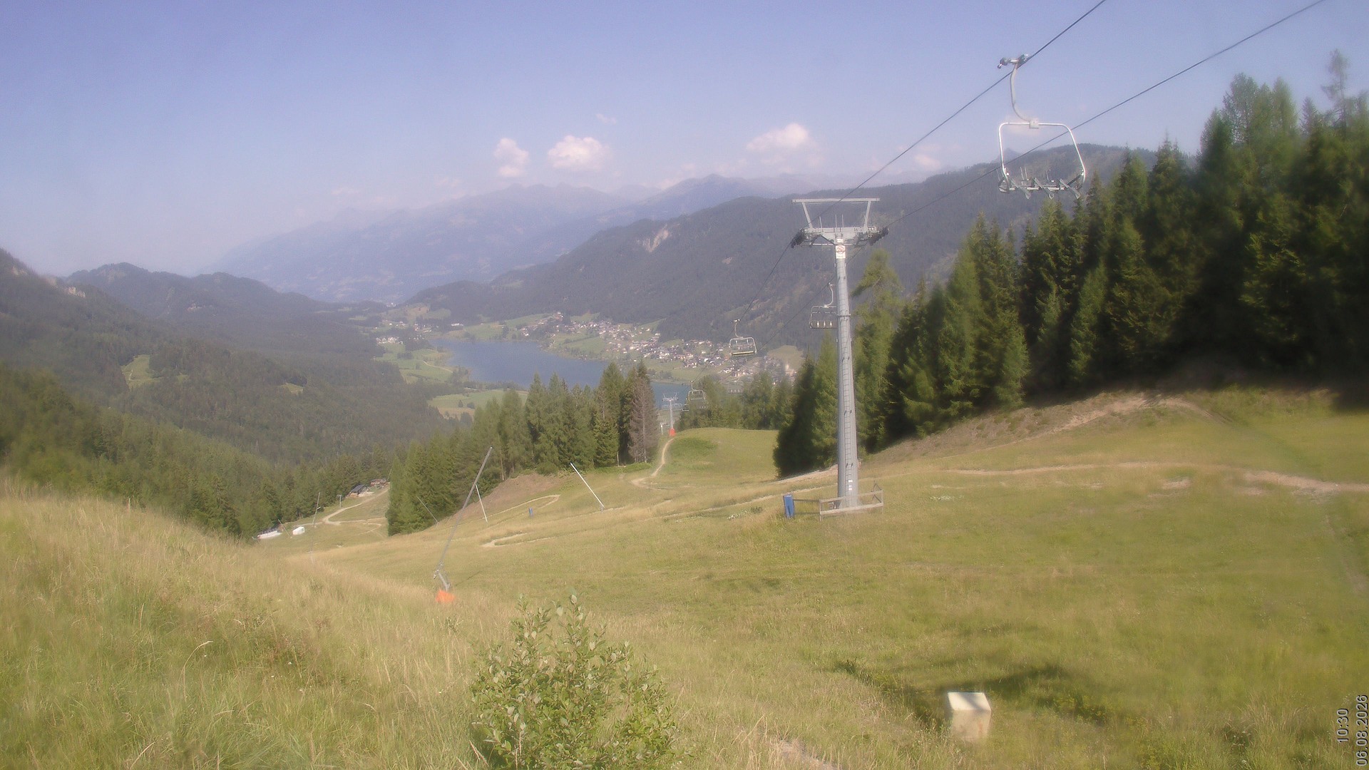 Archived image Webcam Naturpark Weissensee - Carinthia