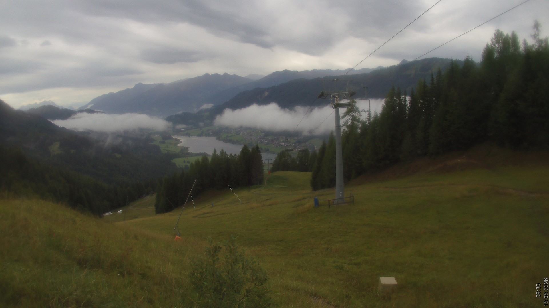 Archived image Webcam Naturpark Weissensee - Carinthia