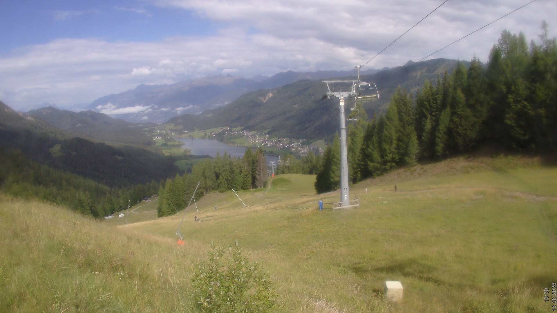 Archived image Webcam Naturpark Weissensee - Carinthia