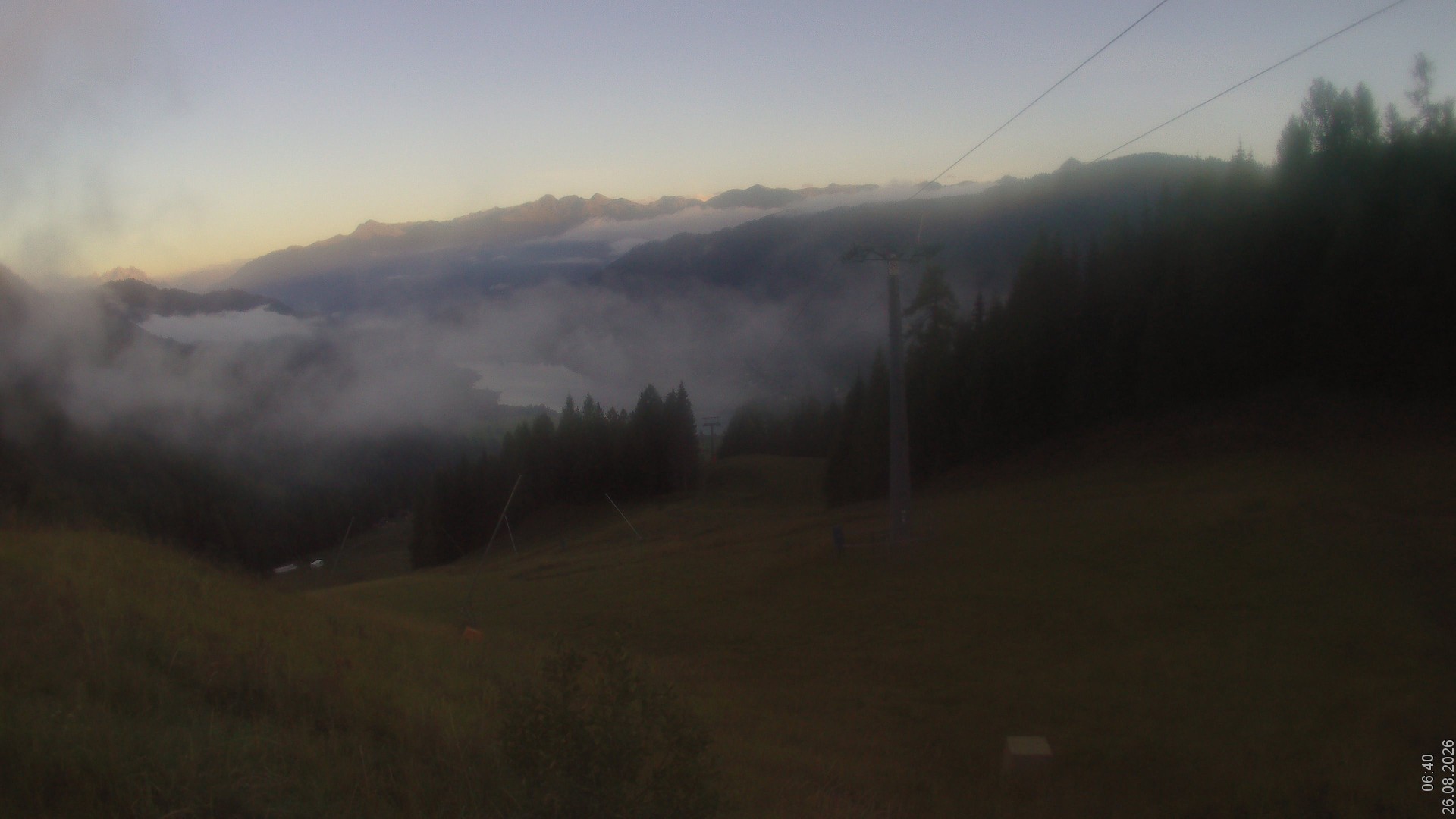 Archiv Foto Webcam Bergbahnen Weissensee - Bergstation