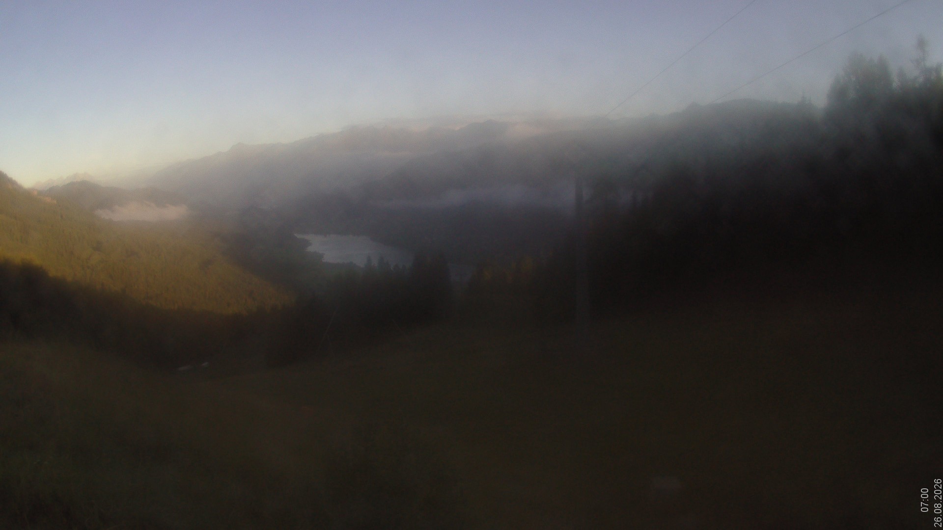 Archiv Foto Webcam Bergbahnen Weissensee - Bergstation