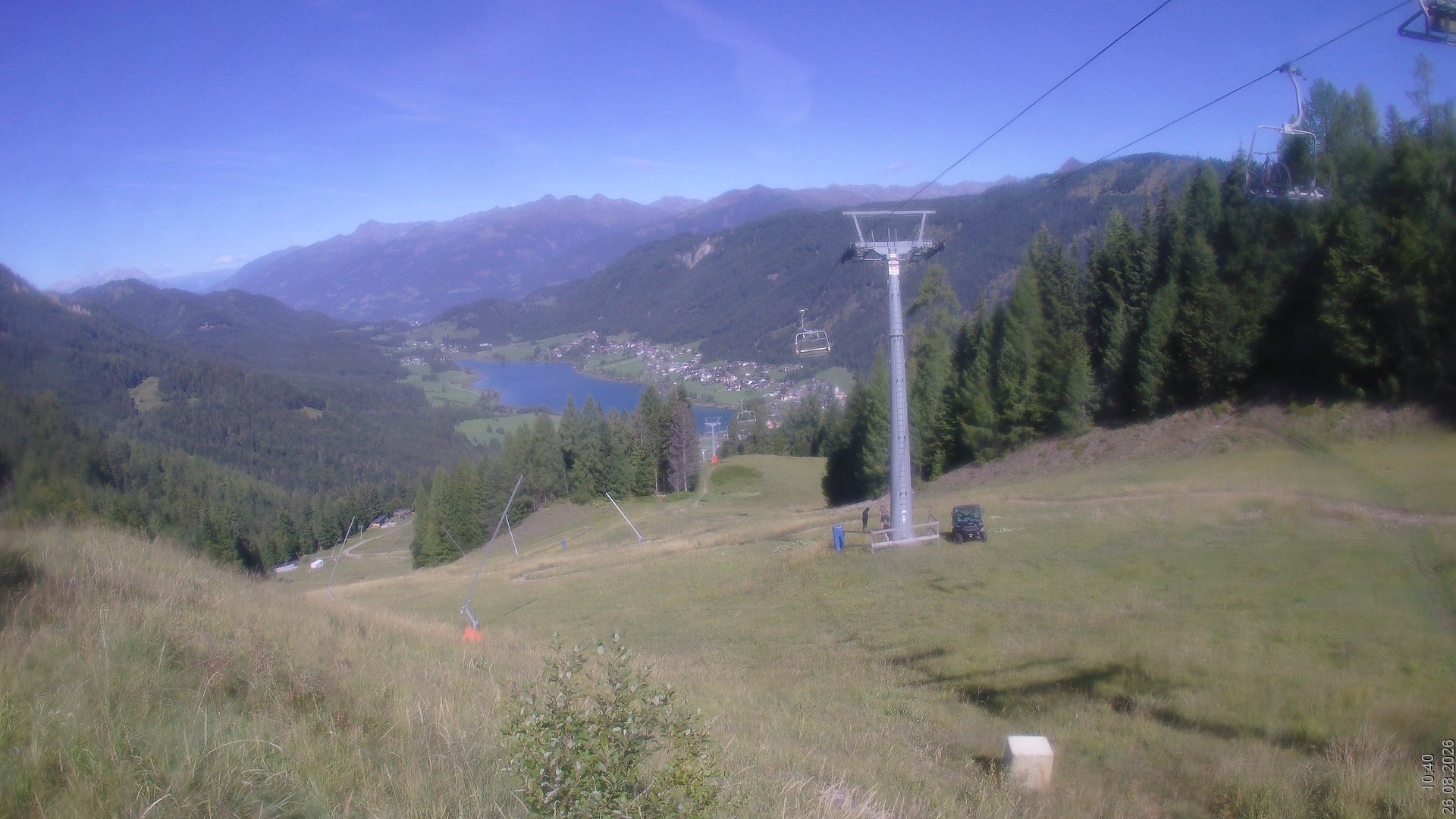 Archiv Foto Webcam Bergbahnen Weissensee - Bergstation