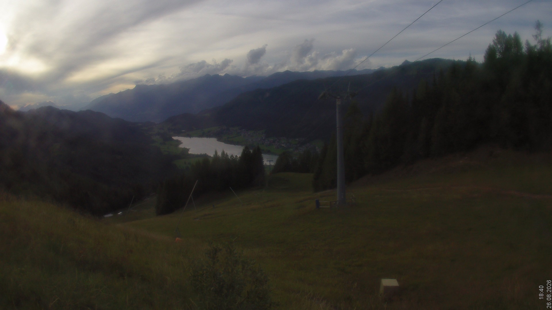 Archiv Foto Webcam Bergbahnen Weissensee - Bergstation