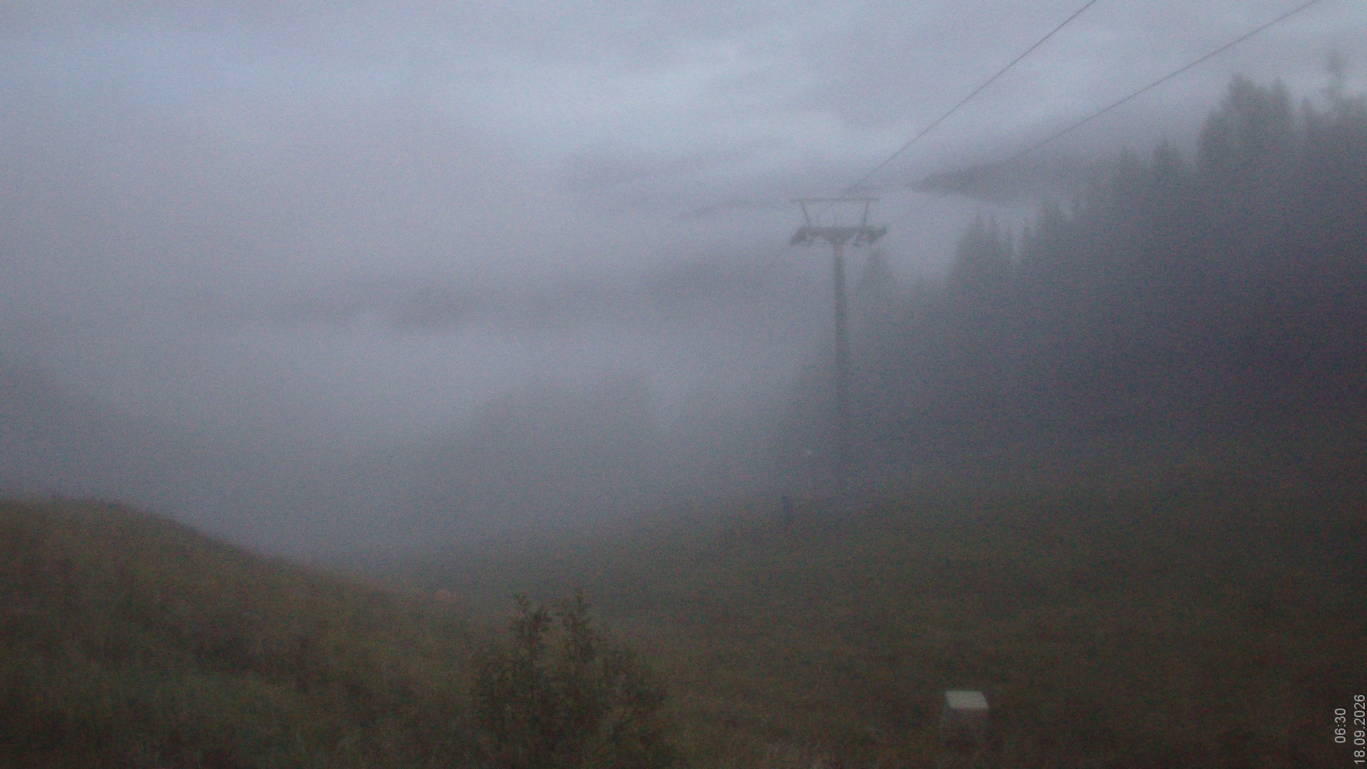 Archiv Foto Webcam Bergbahnen Weissensee - Bergstation