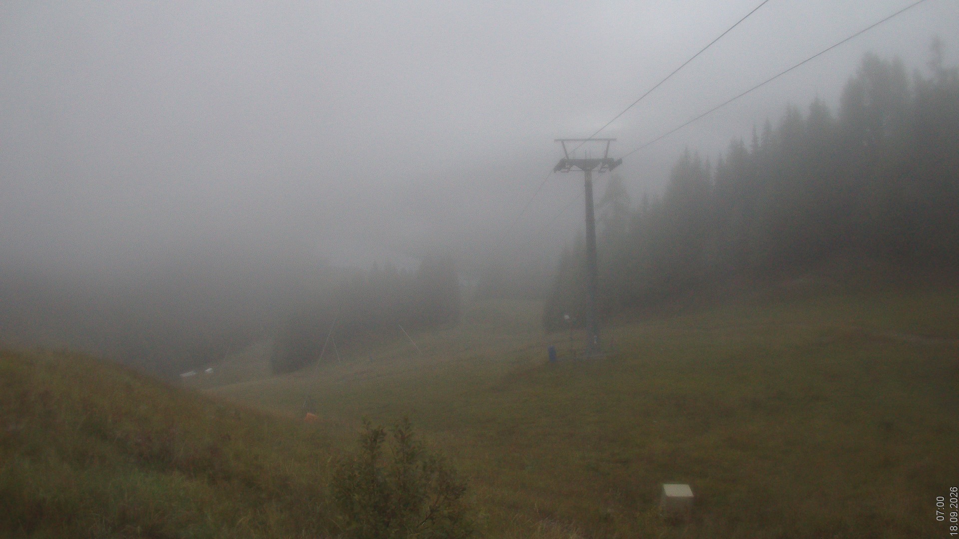 Archiv Foto Webcam Bergbahnen Weissensee - Bergstation