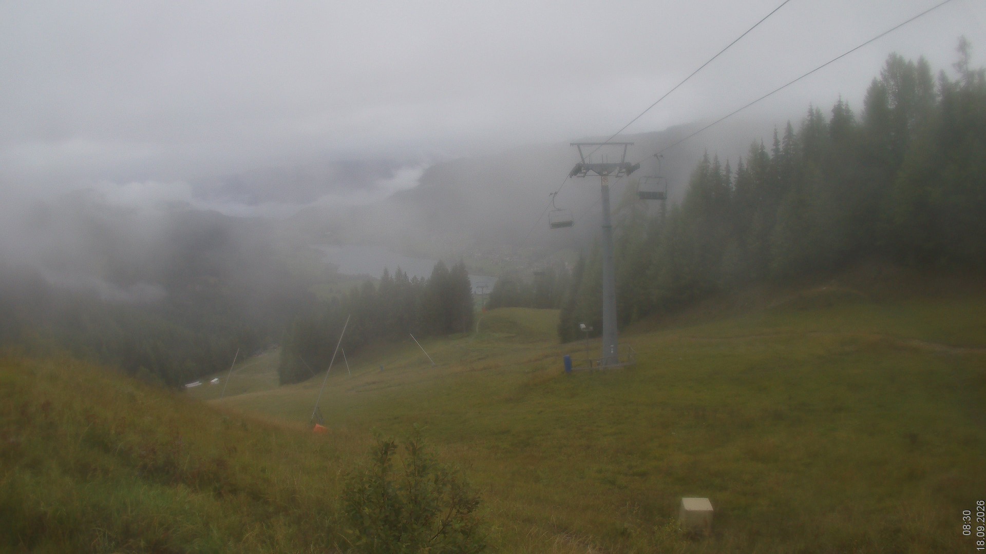 Archiv Foto Webcam Bergbahnen Weissensee - Bergstation