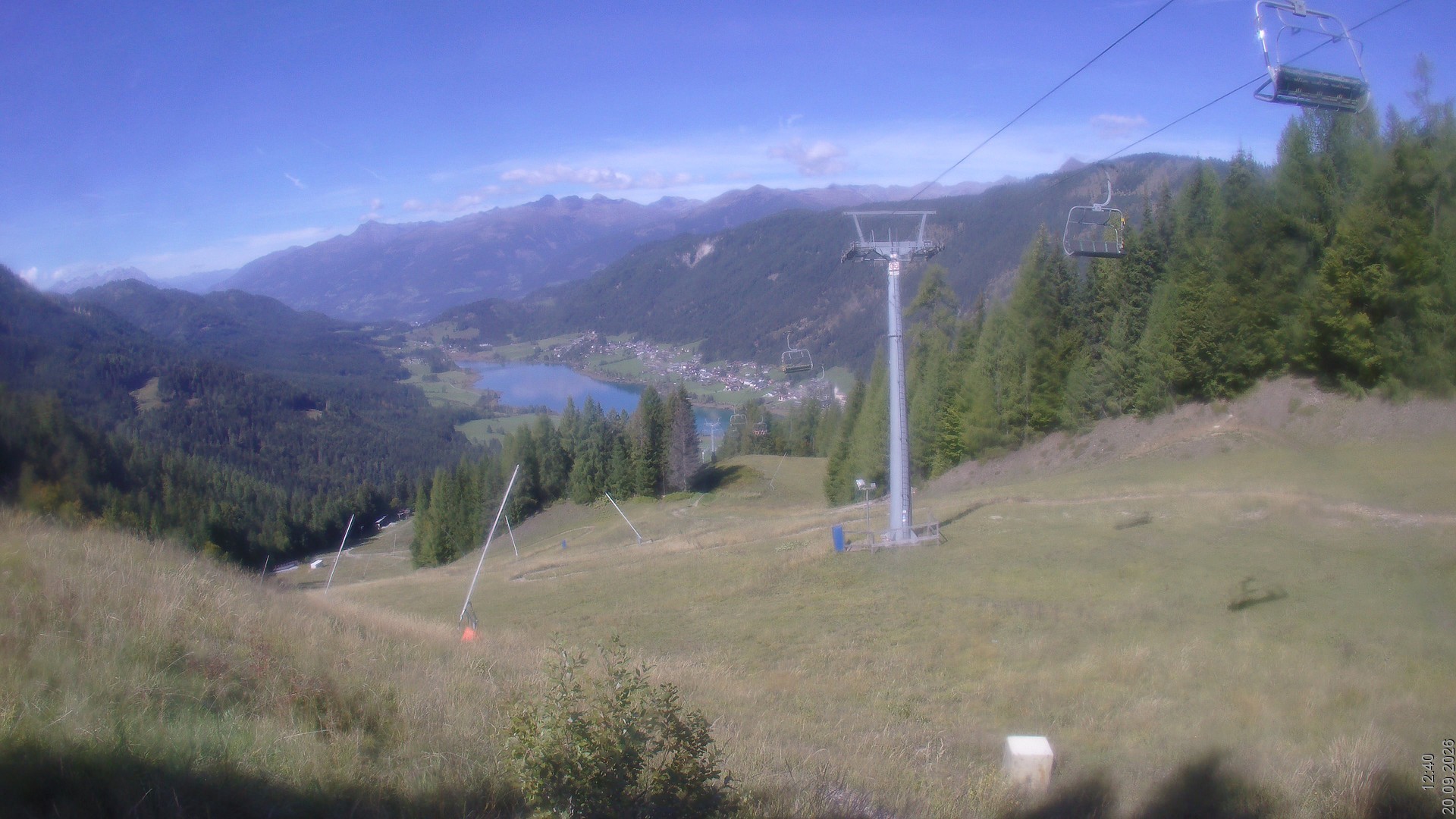 Archiv Foto Webcam Bergbahnen Weissensee - Bergstation