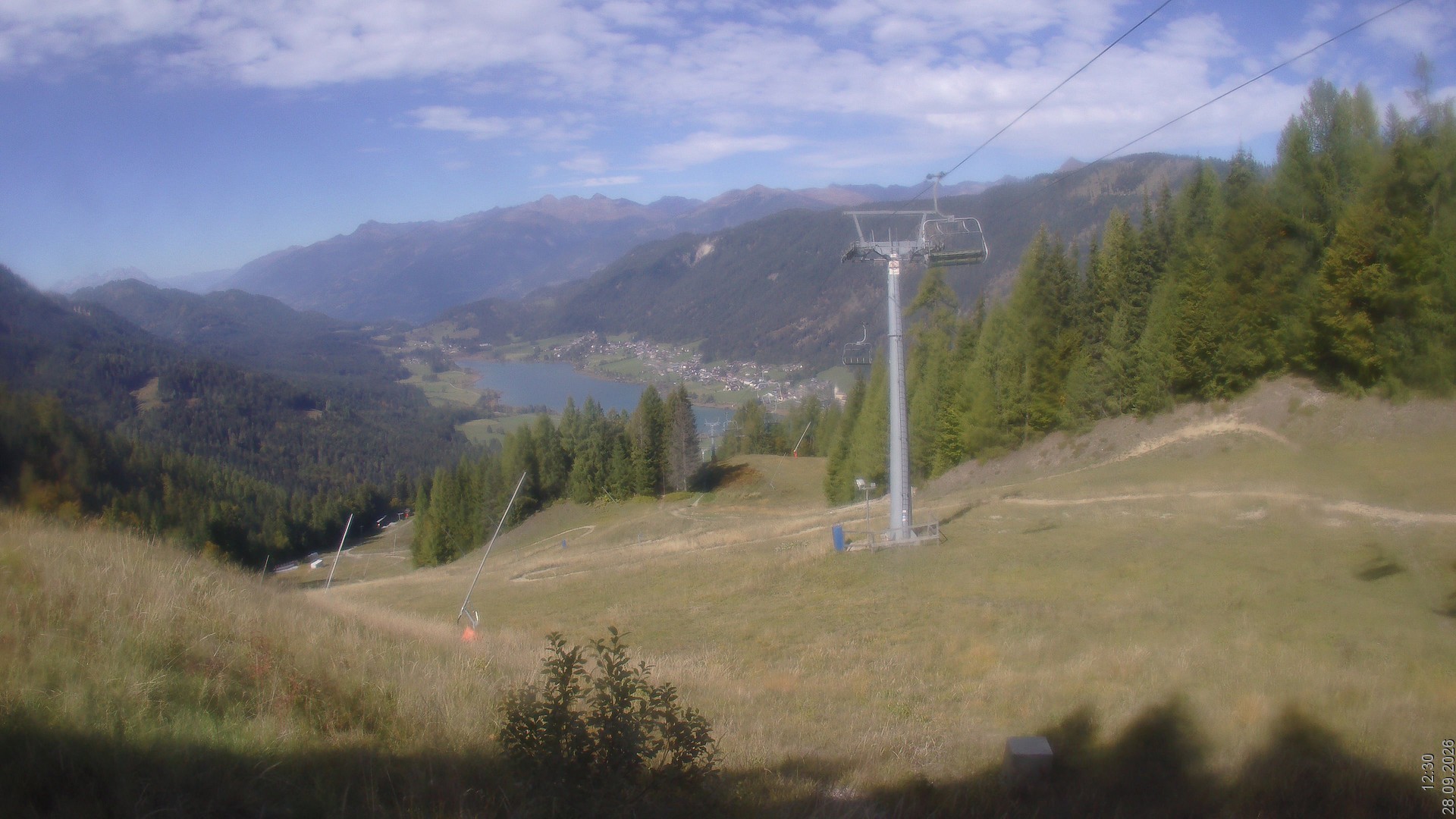 Archiv Foto Webcam Bergbahnen Weissensee - Bergstation