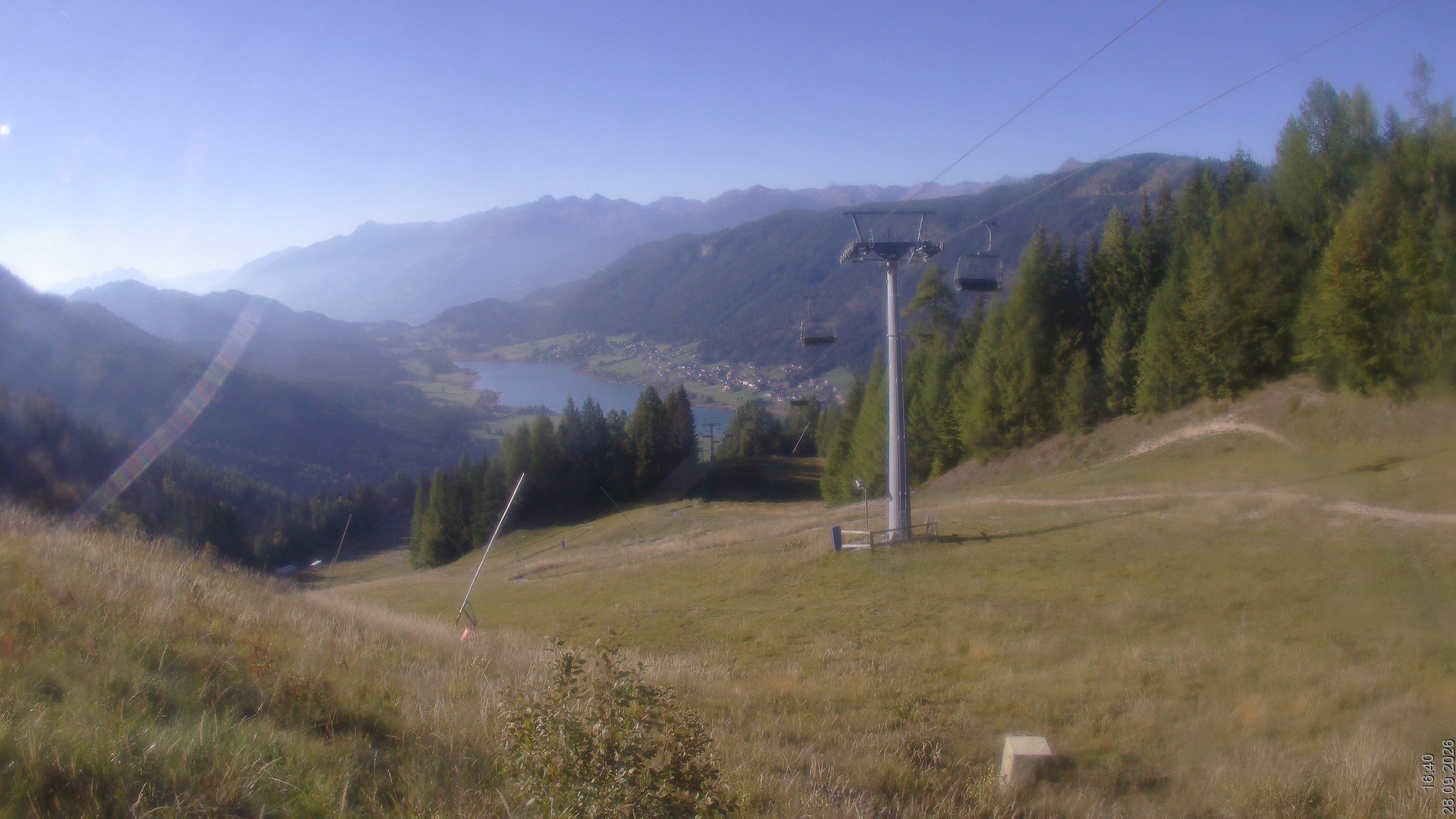 Archiv Foto Webcam Bergbahnen Weissensee - Bergstation