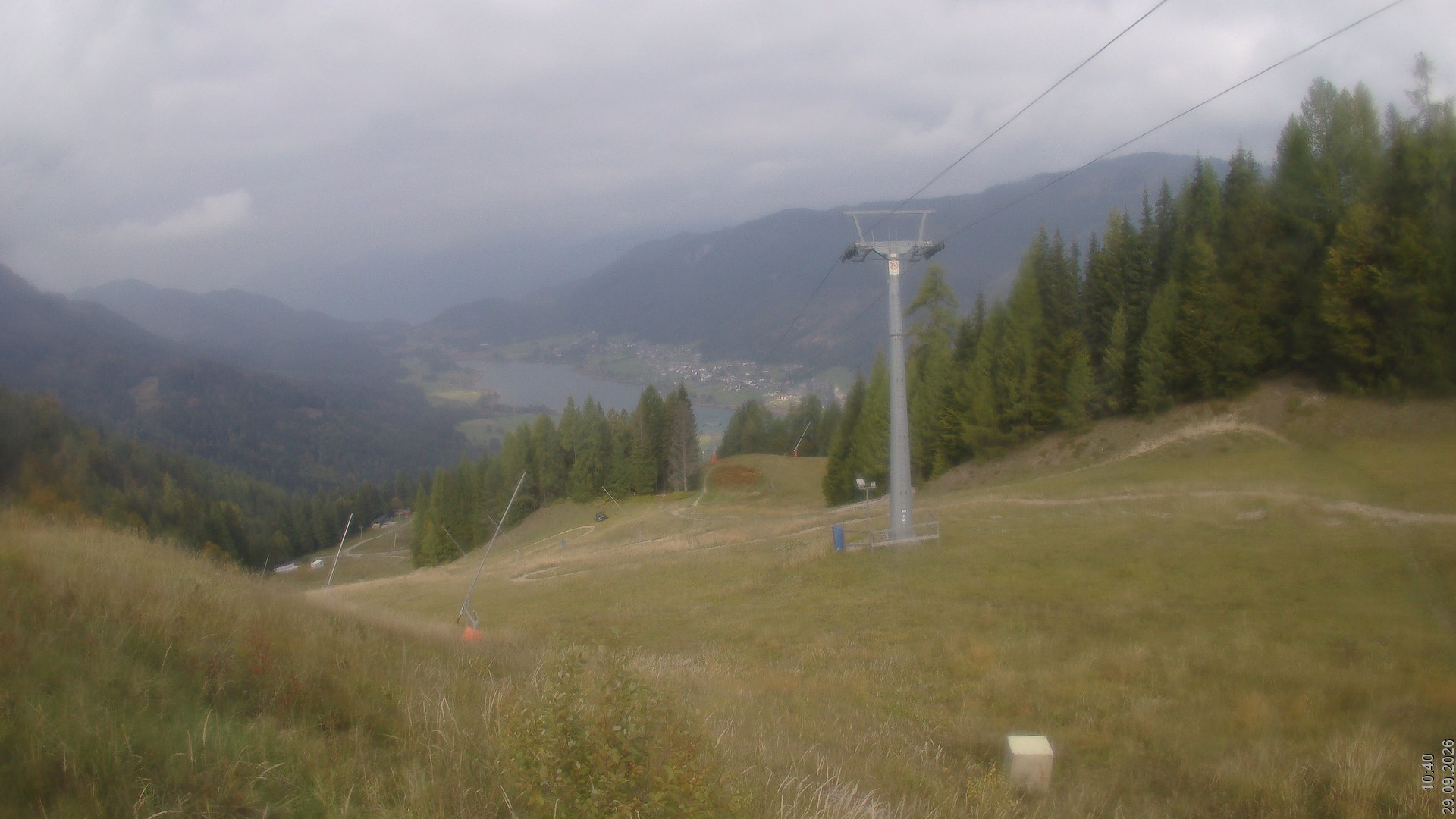 Archiv Foto Webcam Bergbahnen Weissensee - Bergstation