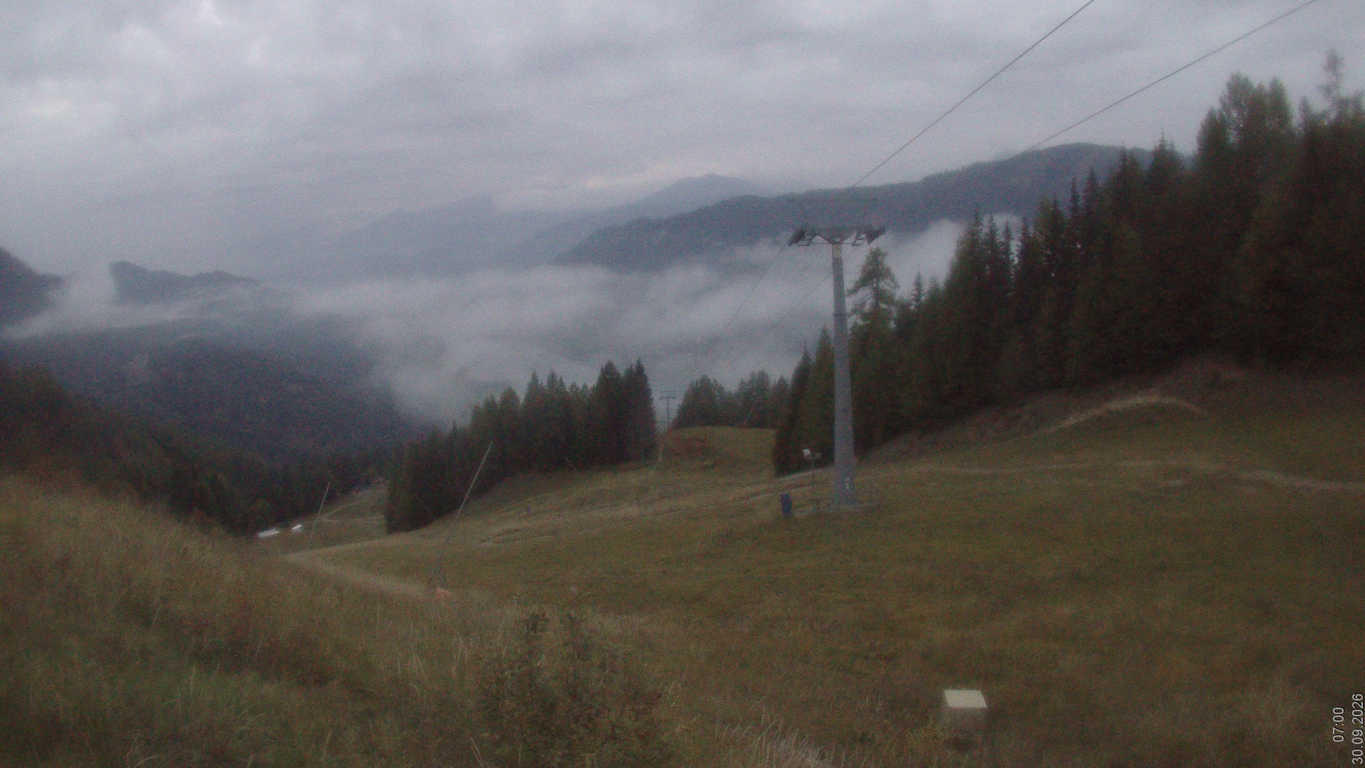 Archiv Foto Webcam Bergbahnen Weissensee - Bergstation