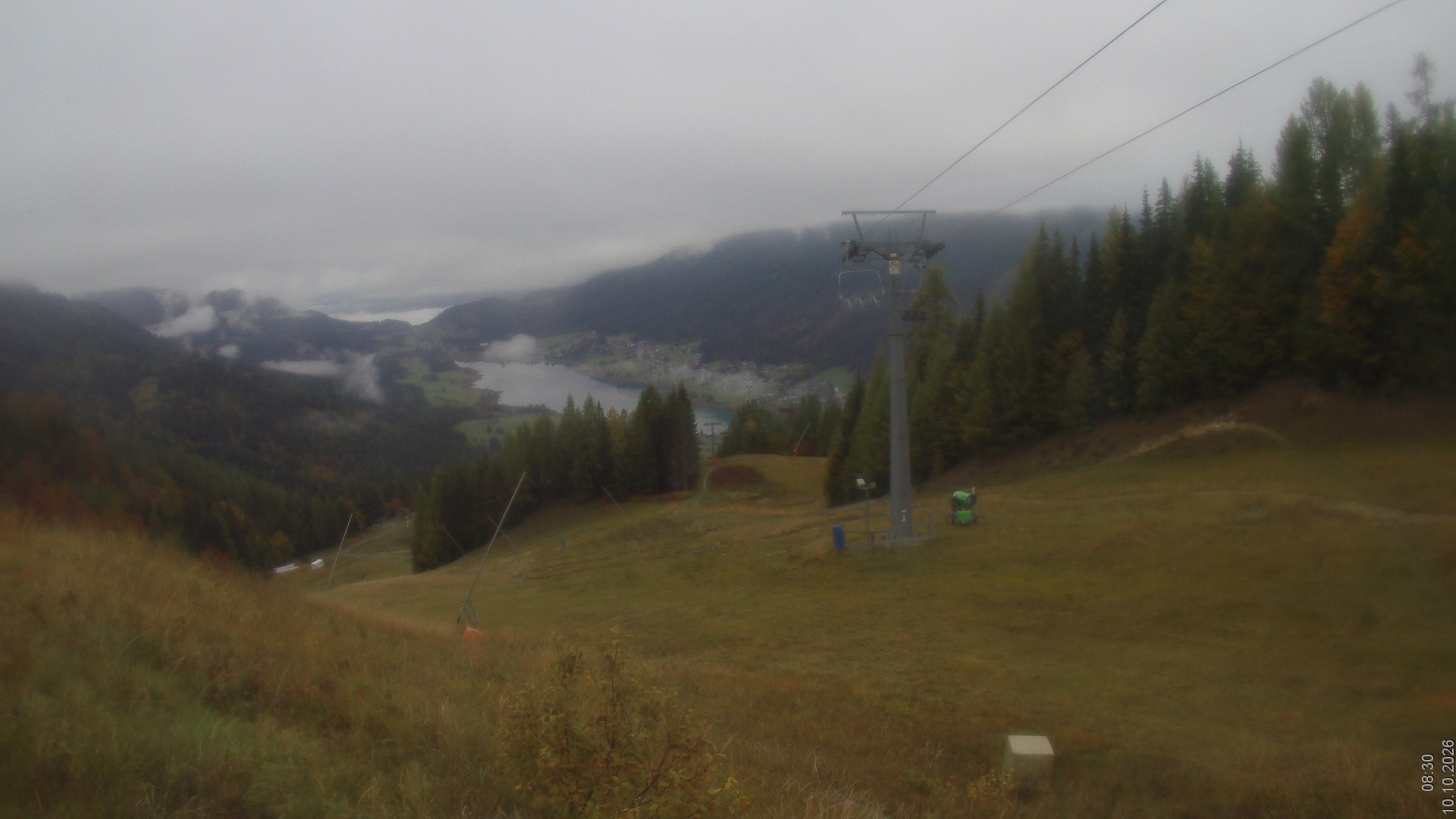 Archived image Webcam Naturpark Weissensee - Carinthia