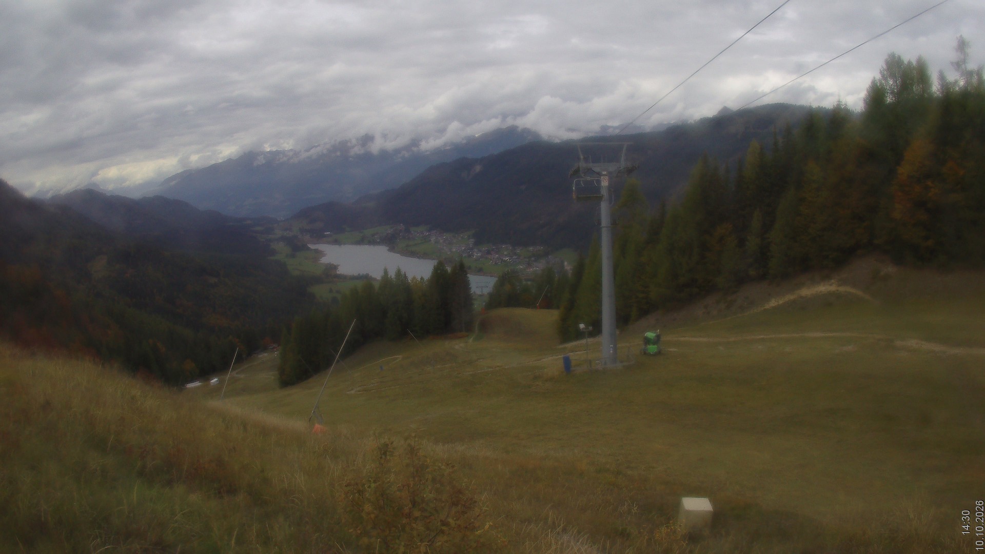 Archived image Webcam Naturpark Weissensee - Carinthia