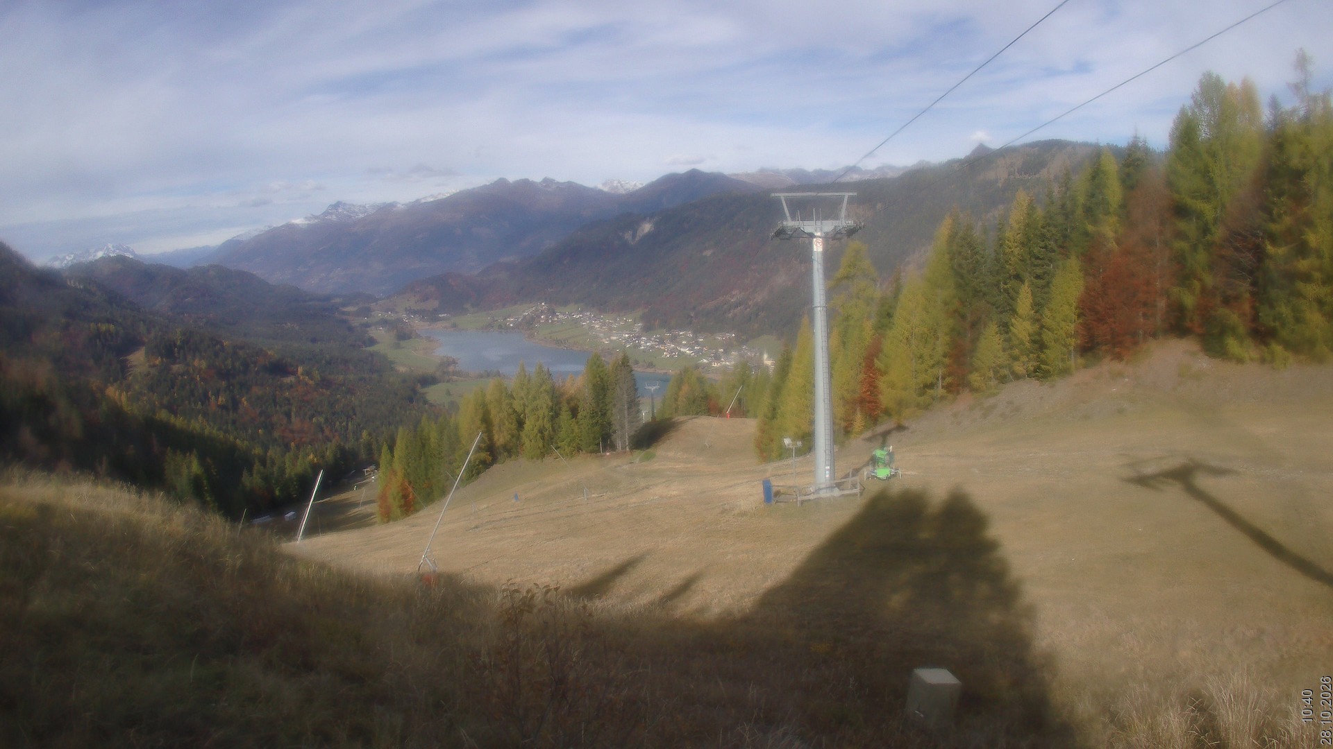 Archiv Foto Webcam Bergbahnen Weissensee - Bergstation