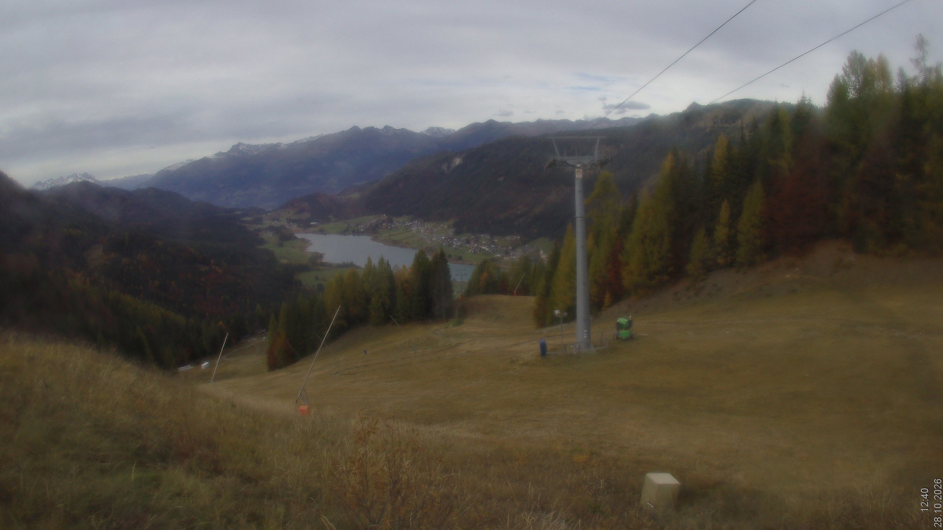Archiv Foto Webcam Bergbahnen Weissensee - Bergstation