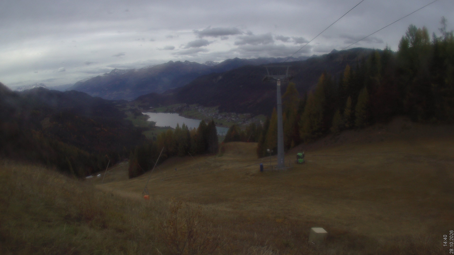 Archiv Foto Webcam Bergbahnen Weissensee - Bergstation