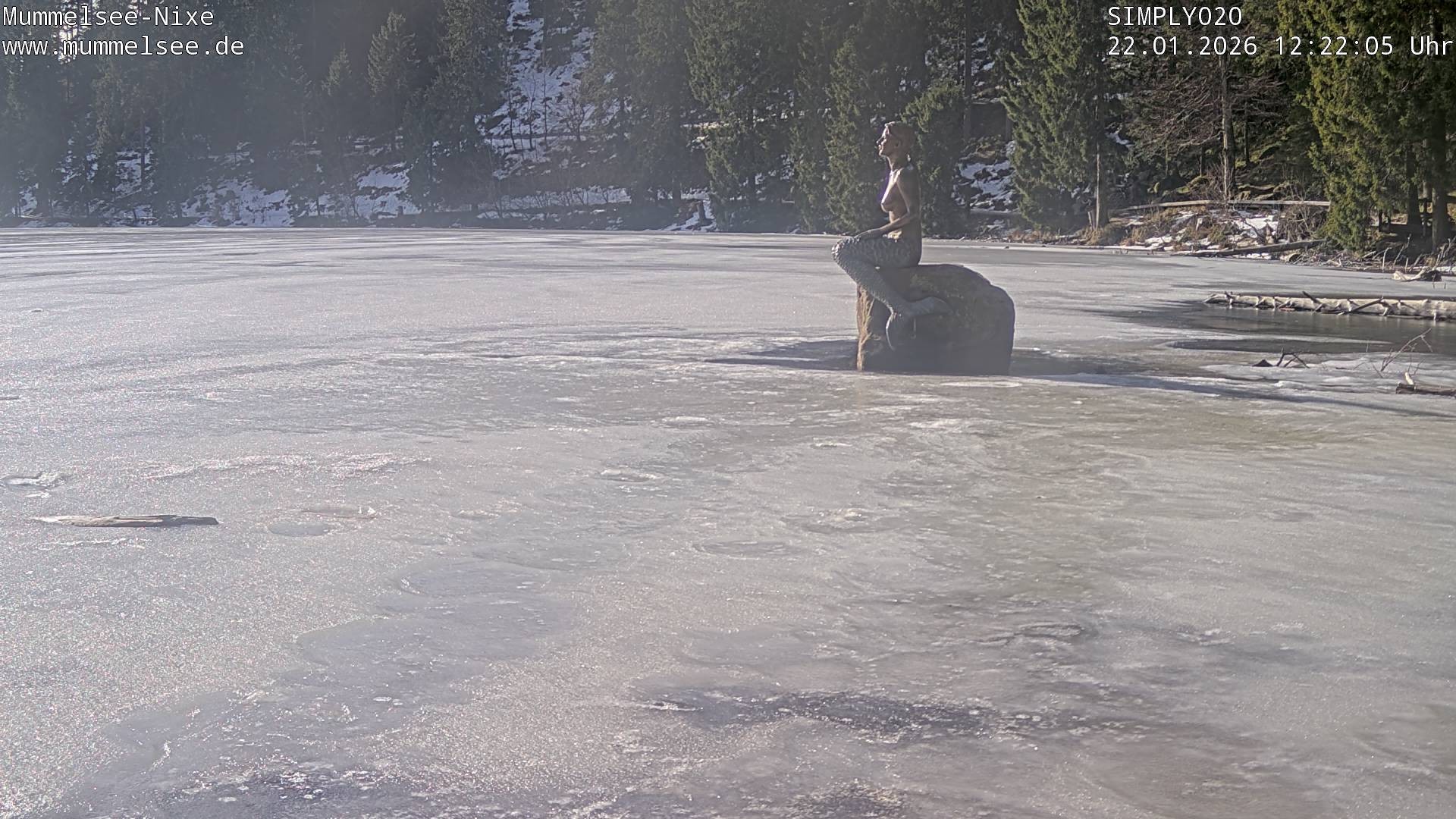 Archived image Webcam Lake Mummelsee - Black Forest